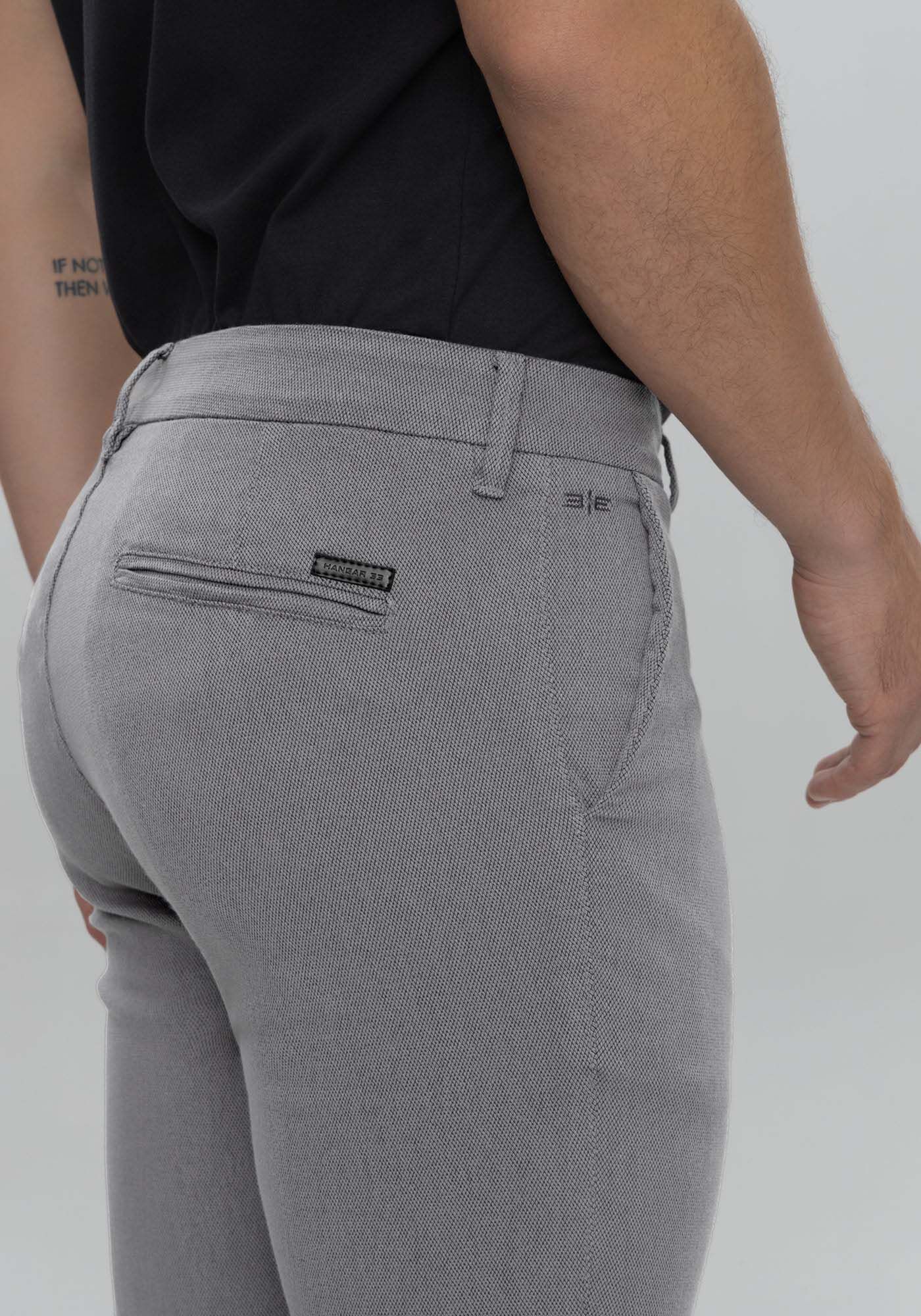 Cal&ccedil;a Sarja Com Elastano, CINZA XAXADO, large.