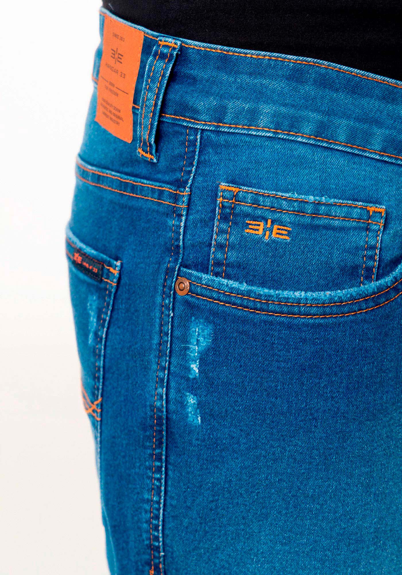 Cal&ccedil;a Jeans Slim Turbofan Com Bolsos E Elastano Masculina, JEANS, large.