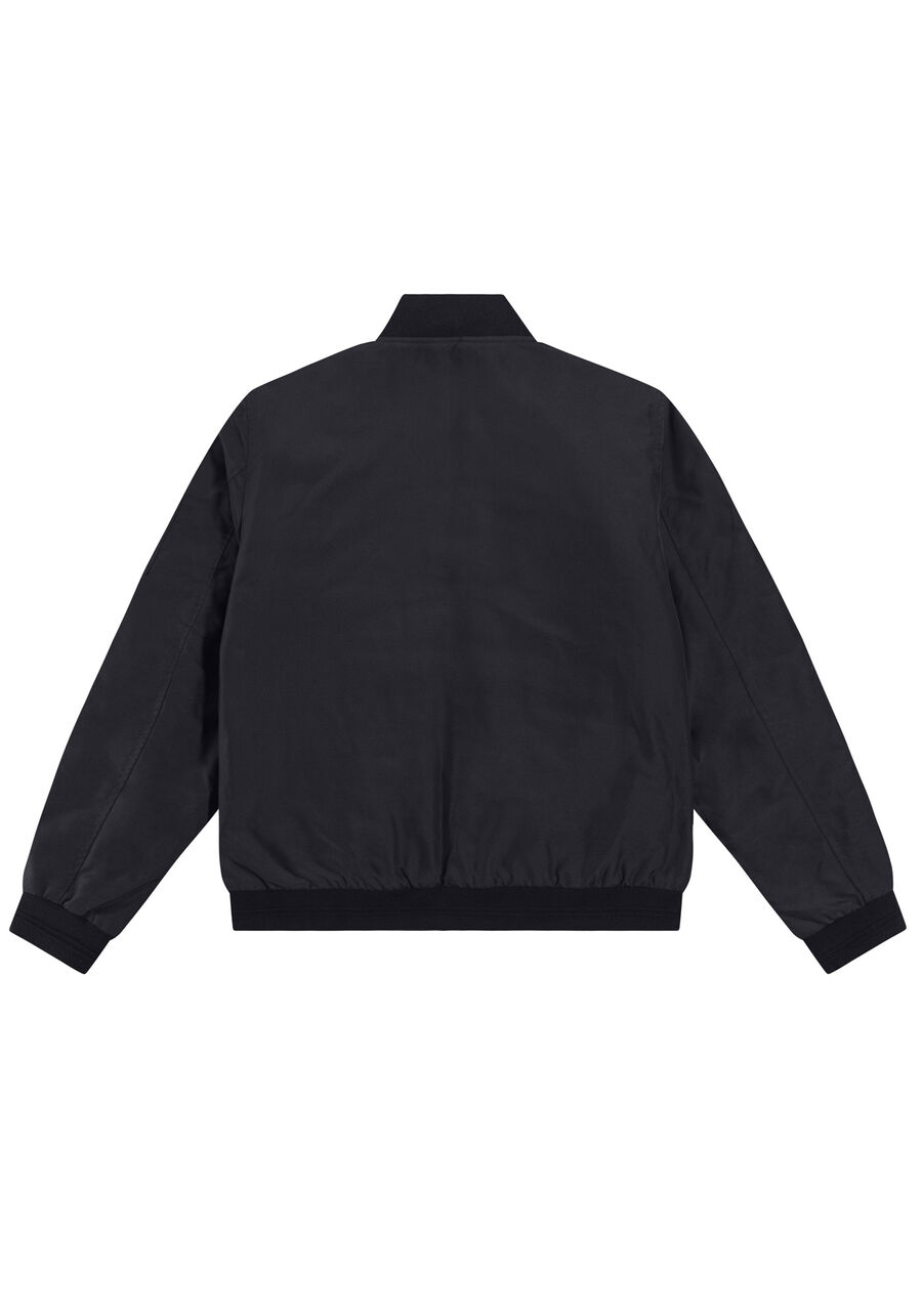 Jaqueta Bomber Masculina com Bolso Zíper, MARINHO ACTION. Jaqueta Bomber Masculina com Bolso Zíper, MARINHO ACTION, large.