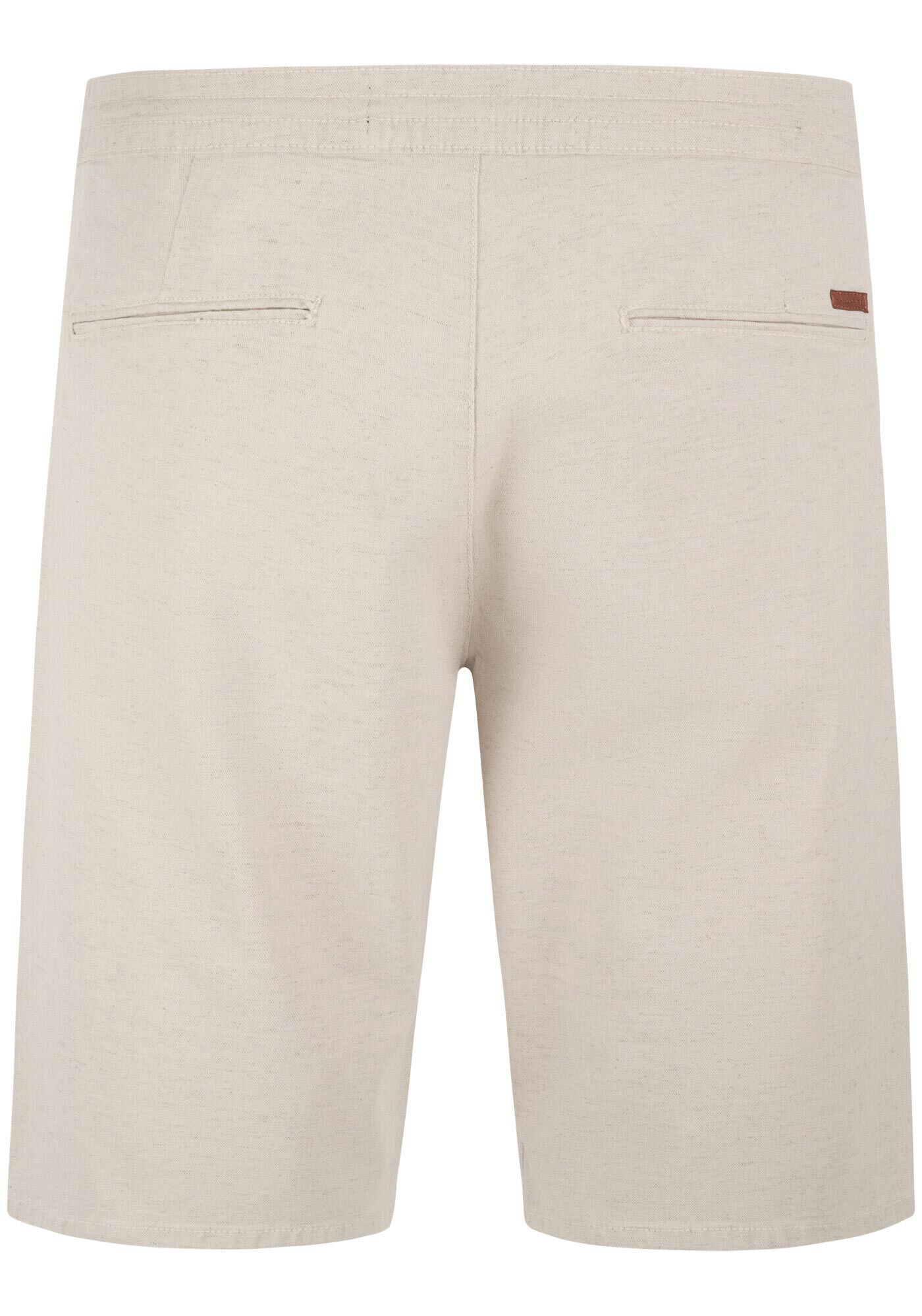 Bermuda Sarja Masculina Jogger com Cadar&ccedil;o, BEGE MARFIM, large.