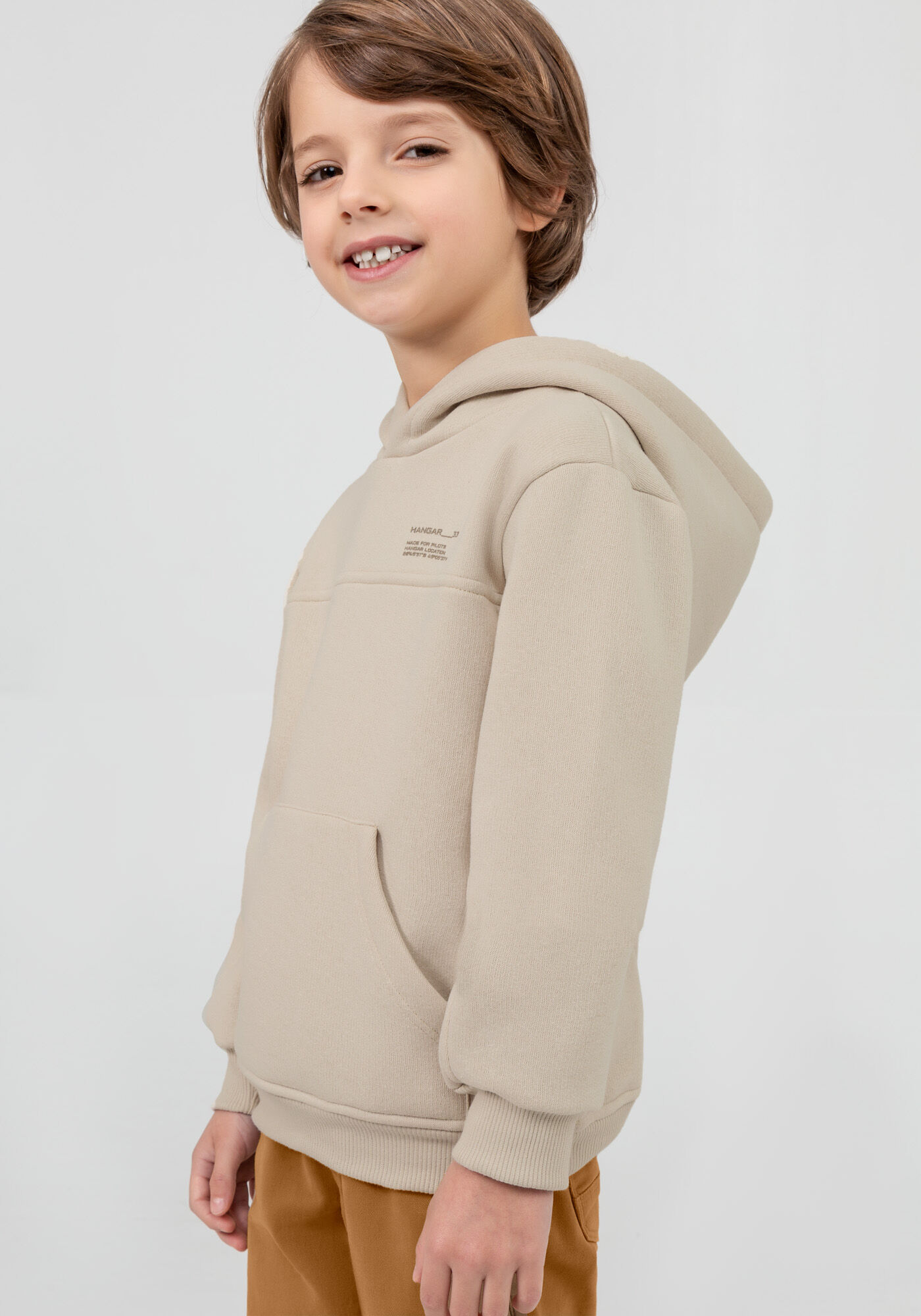 Blus&atilde;o Infantil Menino Tal Pai Tal Filho, BEGE SYSTEM, large.