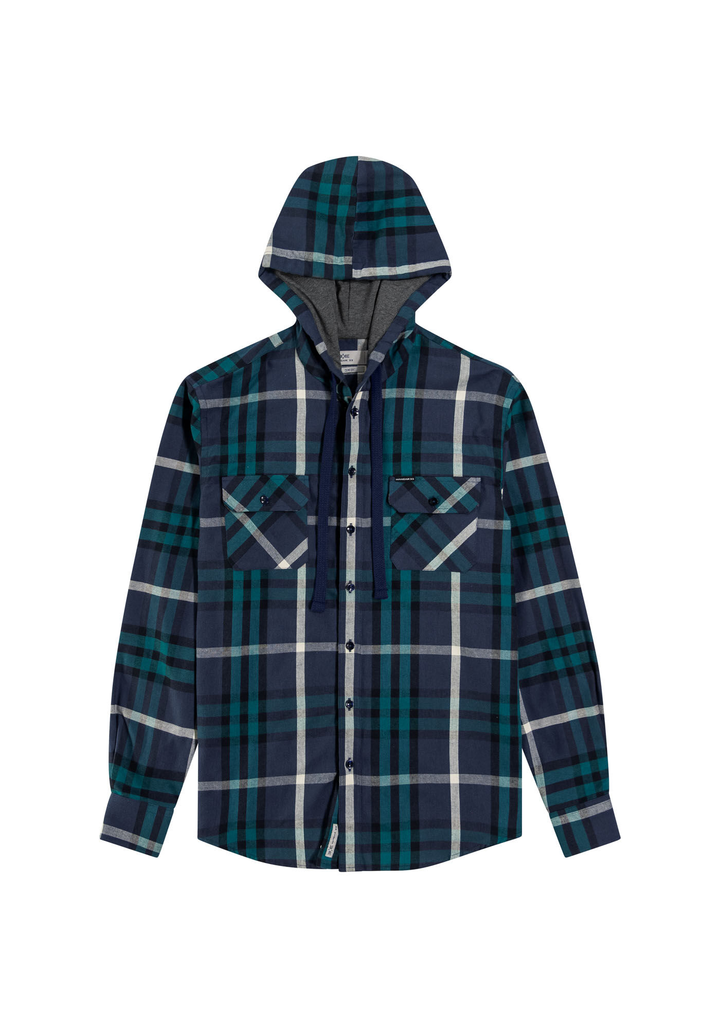 Camisa xadrez masculina com discount touca