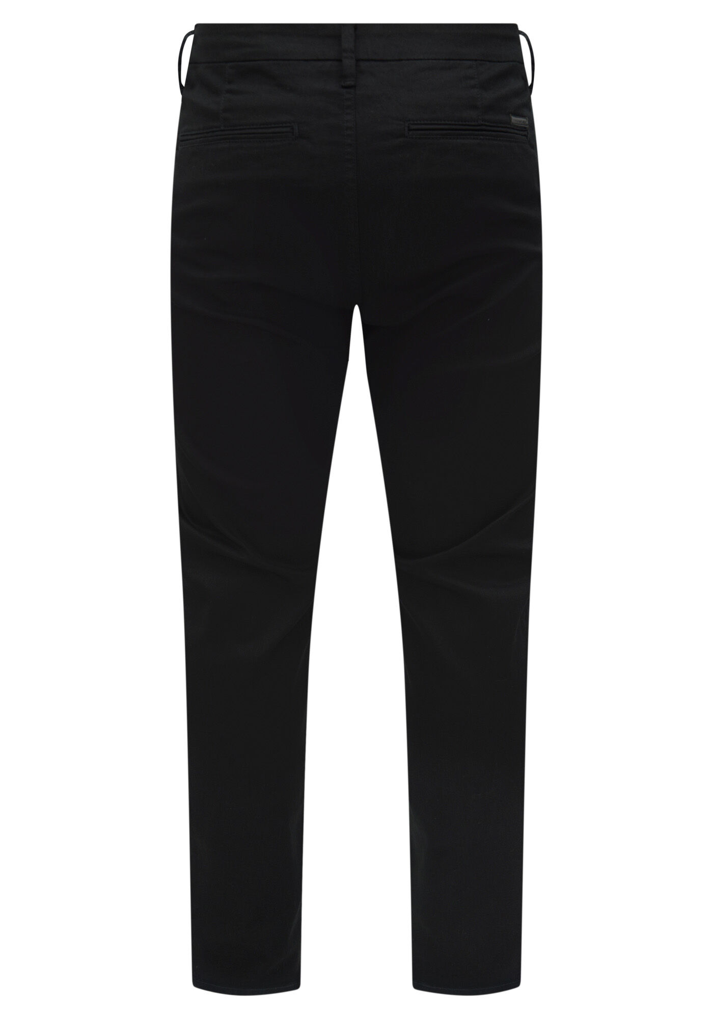 Cal&ccedil;a Slim Turbofan Em Sarja Com Elastano Smart Size, PRETO REATIVO, large.