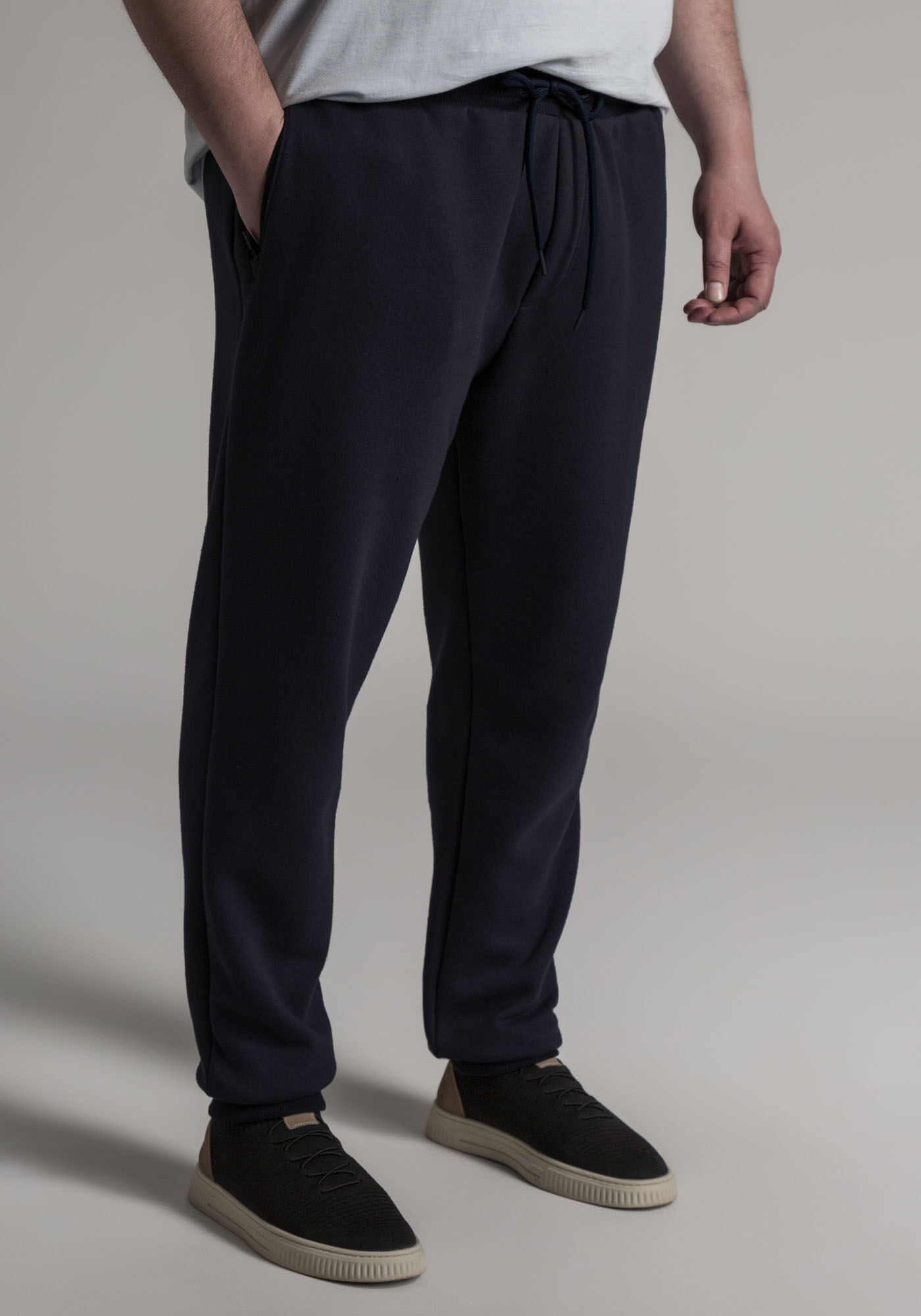 Cal&ccedil;a Jogger Masculina Big & Tall com Bolso, MARINHO IMPERIO, large.