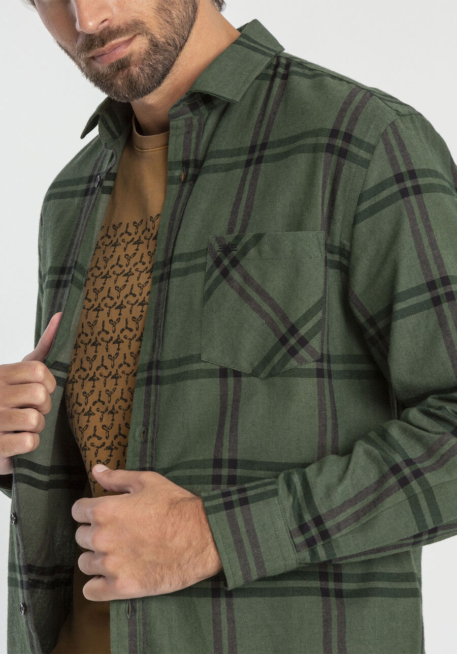 Urban classics Camisa Xadrez Básica Azul