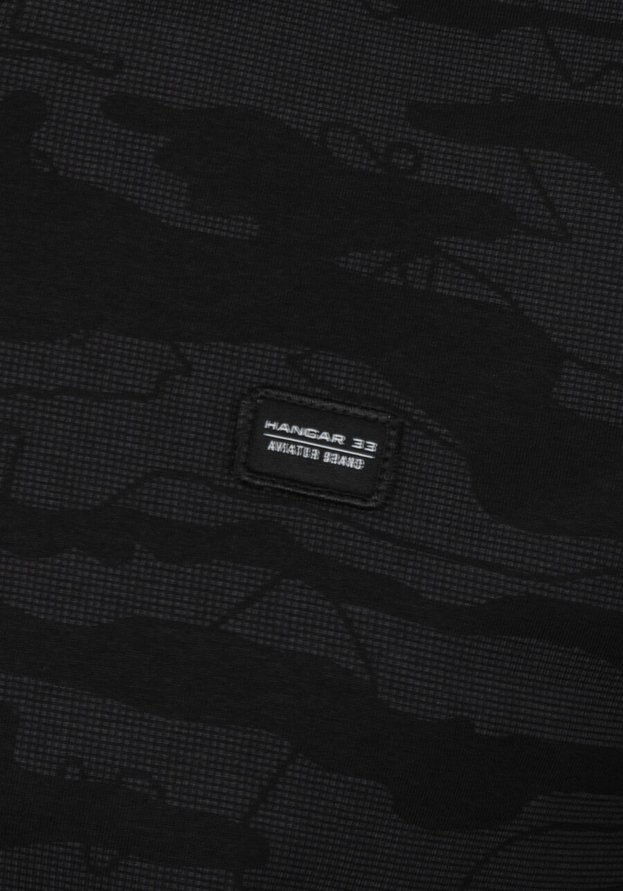 Camiseta Manga Longa com Capuz Tal Pai Tal Filho, GRID PRETO. Camiseta Manga Longa com Capuz Tal Pai Tal Filho, GRID PRETO, large.