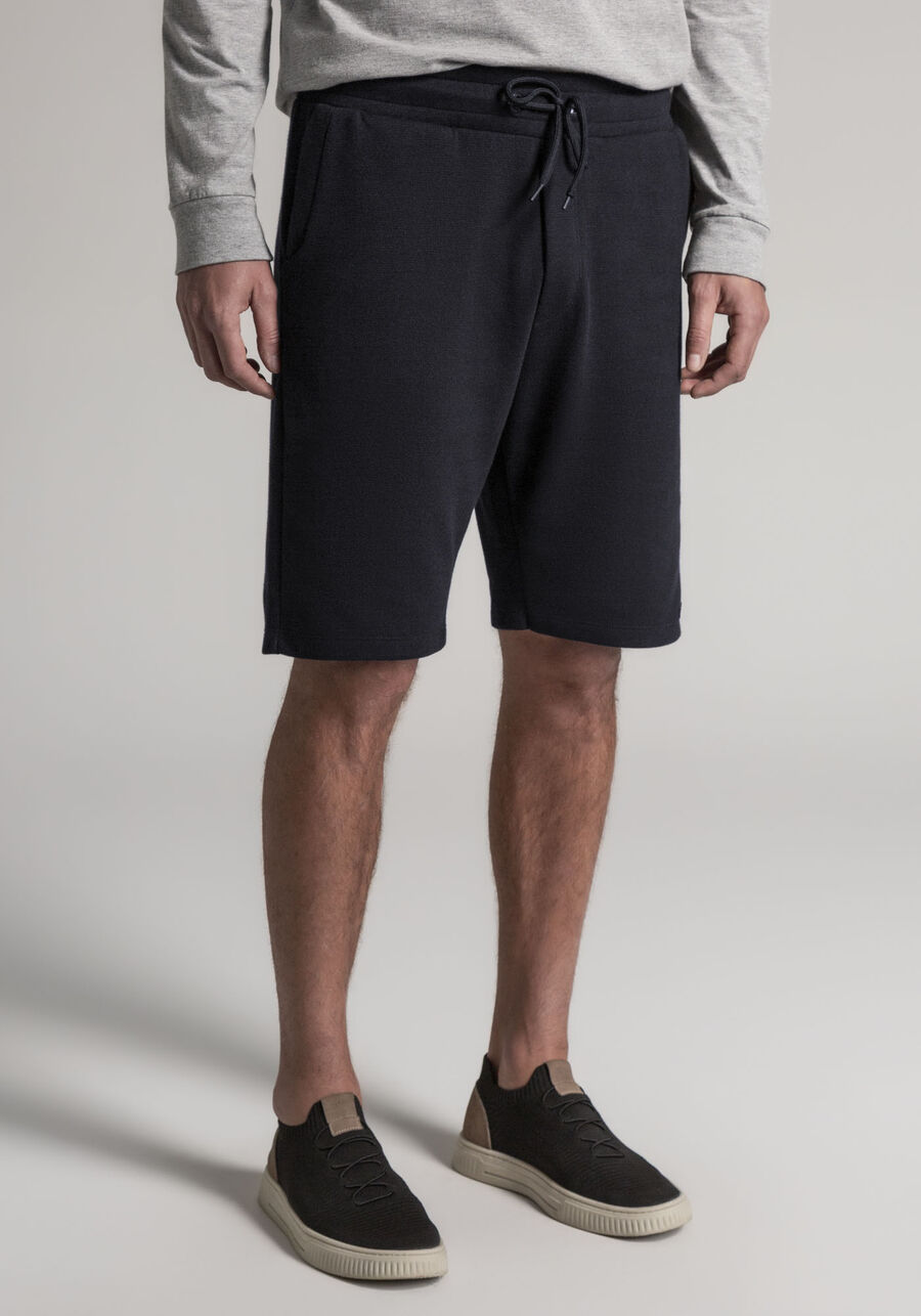 Bermuda Masculina em Moletom com Cadarço, PRETO REATIVO. Bermuda Masculina em Moletom com Cadarço, PRETO REATIVO, large.
