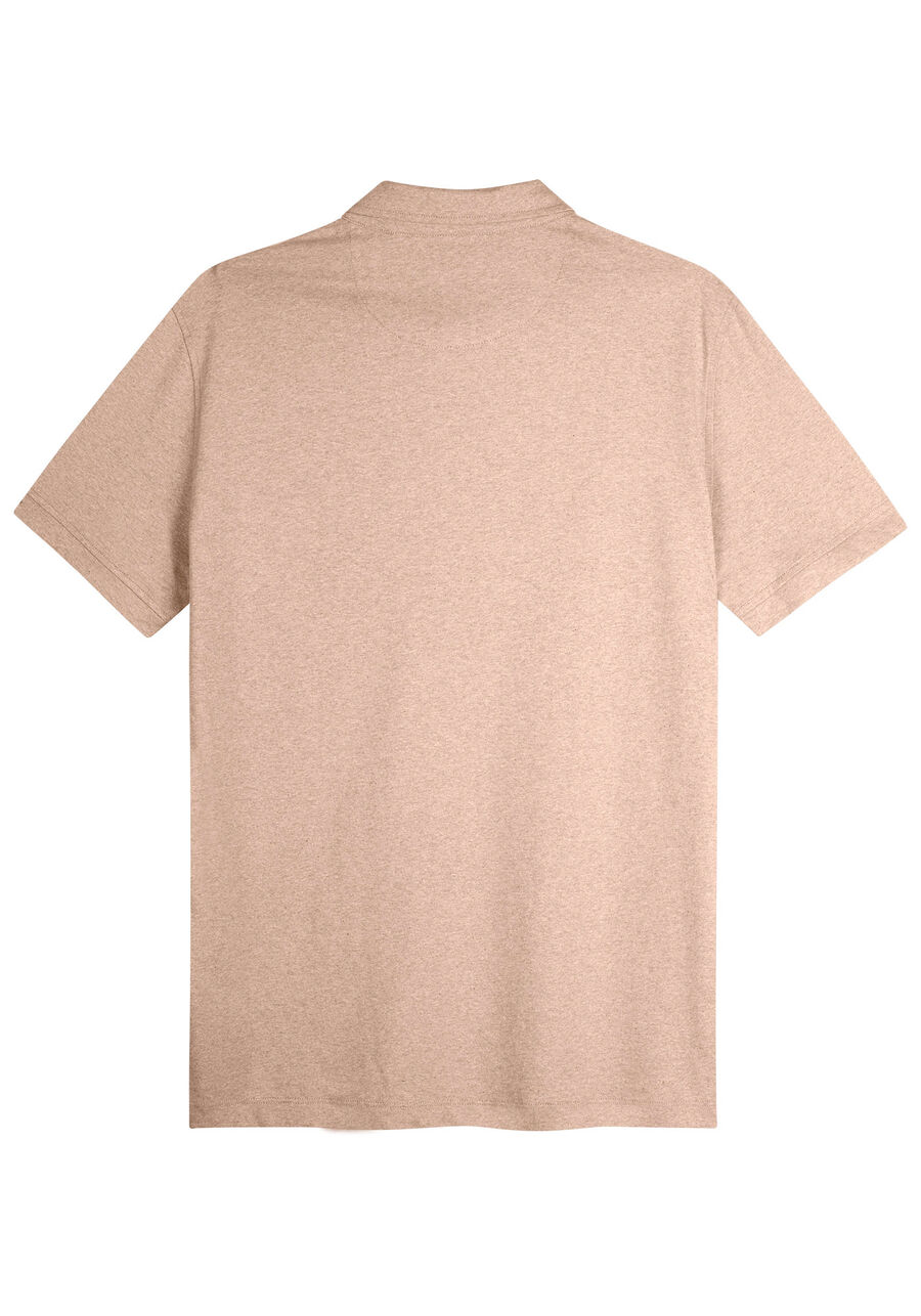 Camisa Polo Masculina em Malha Terra Sustentável, BEGE ZUCCA. Camisa Polo Masculina em Malha Terra Sustentável, BEGE ZUCCA, large.