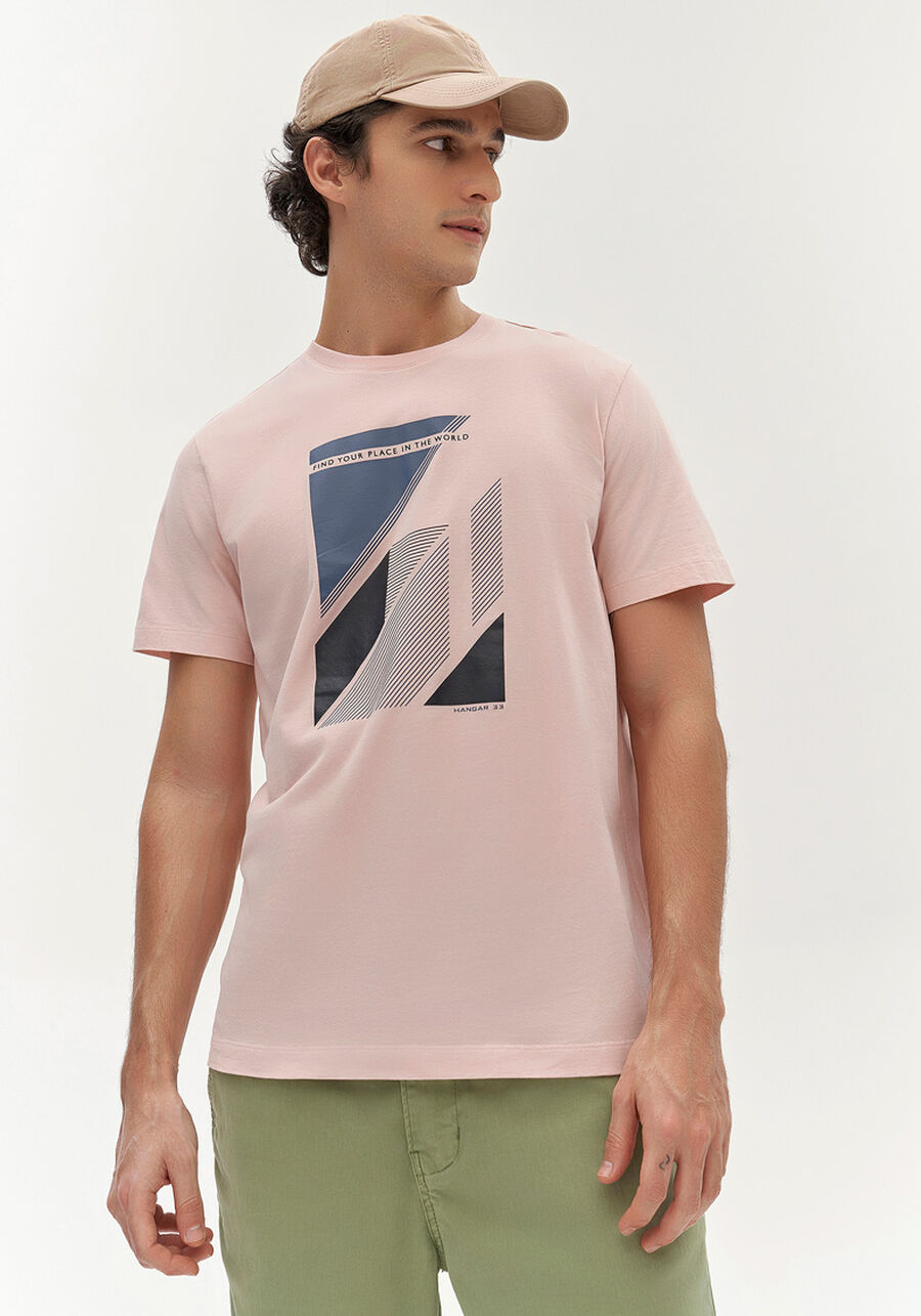 Camiseta Masculina Estampada Tal Pai Tal Filho, ROSA PLANE. Camiseta Masculina Estampada Tal Pai Tal Filho, ROSA PLANE, large.