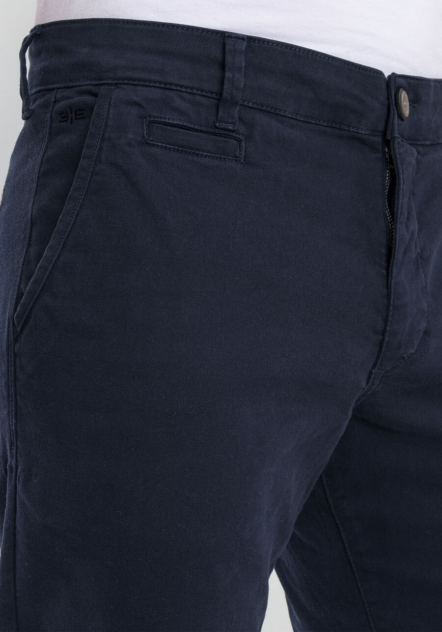 Calça Chino Reta em Sarja, MARINHO ACTION. Calça Chino Reta em Sarja, MARINHO ACTION, large.