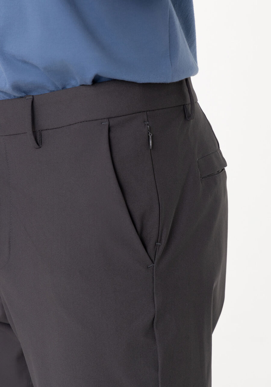 Calça Com Bolsos E Passantes No Cós, CINZA NIGHTCALL. Calça Com Bolsos E Passantes No Cós, CINZA NIGHTCALL, large.