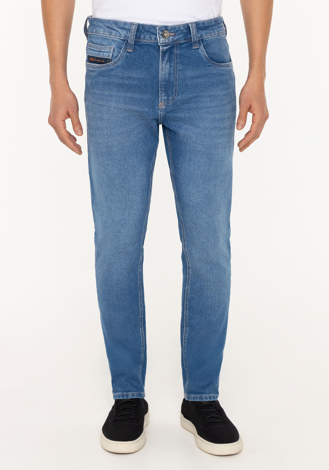 Cal&ccedil;a Jeans Masculina Skinny Turboh&eacute;lice Com Bolsos, JEANS, large.