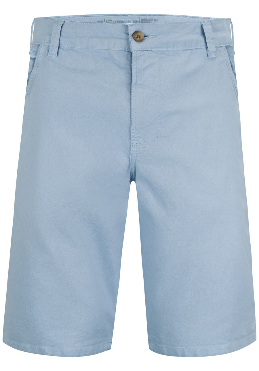 Bermuda Reta Radial Em Sarja Com Elastano, AZUL ATALAIA. Bermuda Reta Radial Em Sarja Com Elastano, AZUL ATALAIA, large.