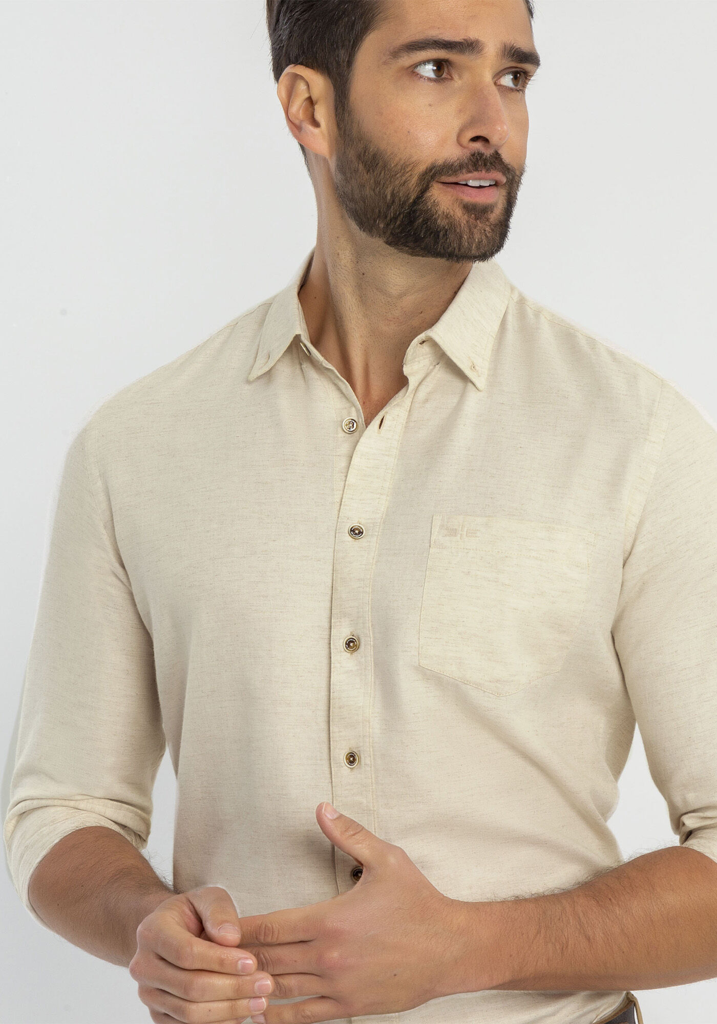 Camisa de outlet linho homem