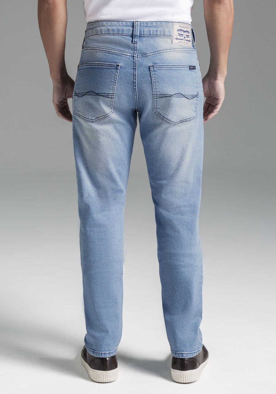 Calça Jeans Masculina Slim Clara Estonada, JEANS, large.