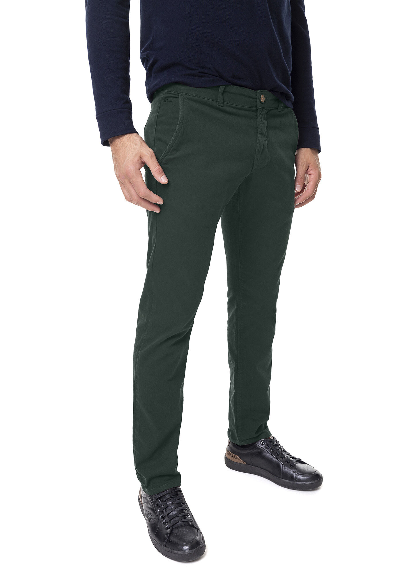 Calça sarja best sale chino masculina