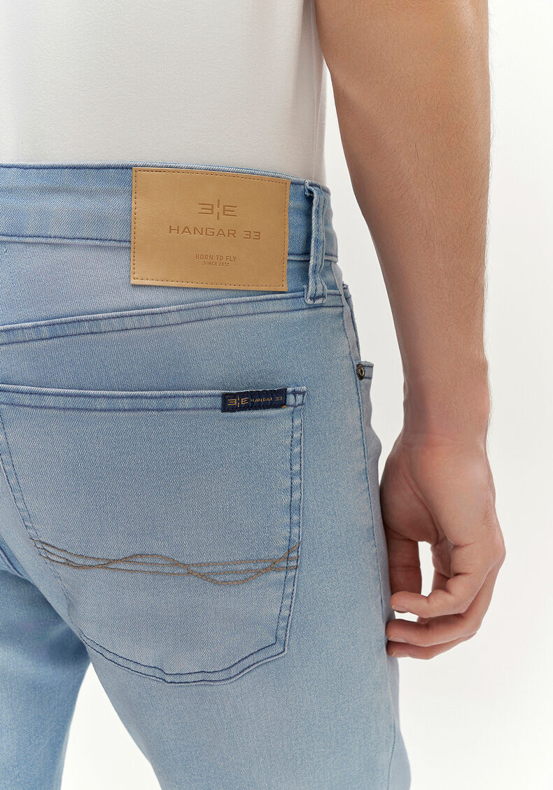 Cal&ccedil;a Jeans Skinny Com Bolsos Turboh&eacute;lice, JEANS, large.