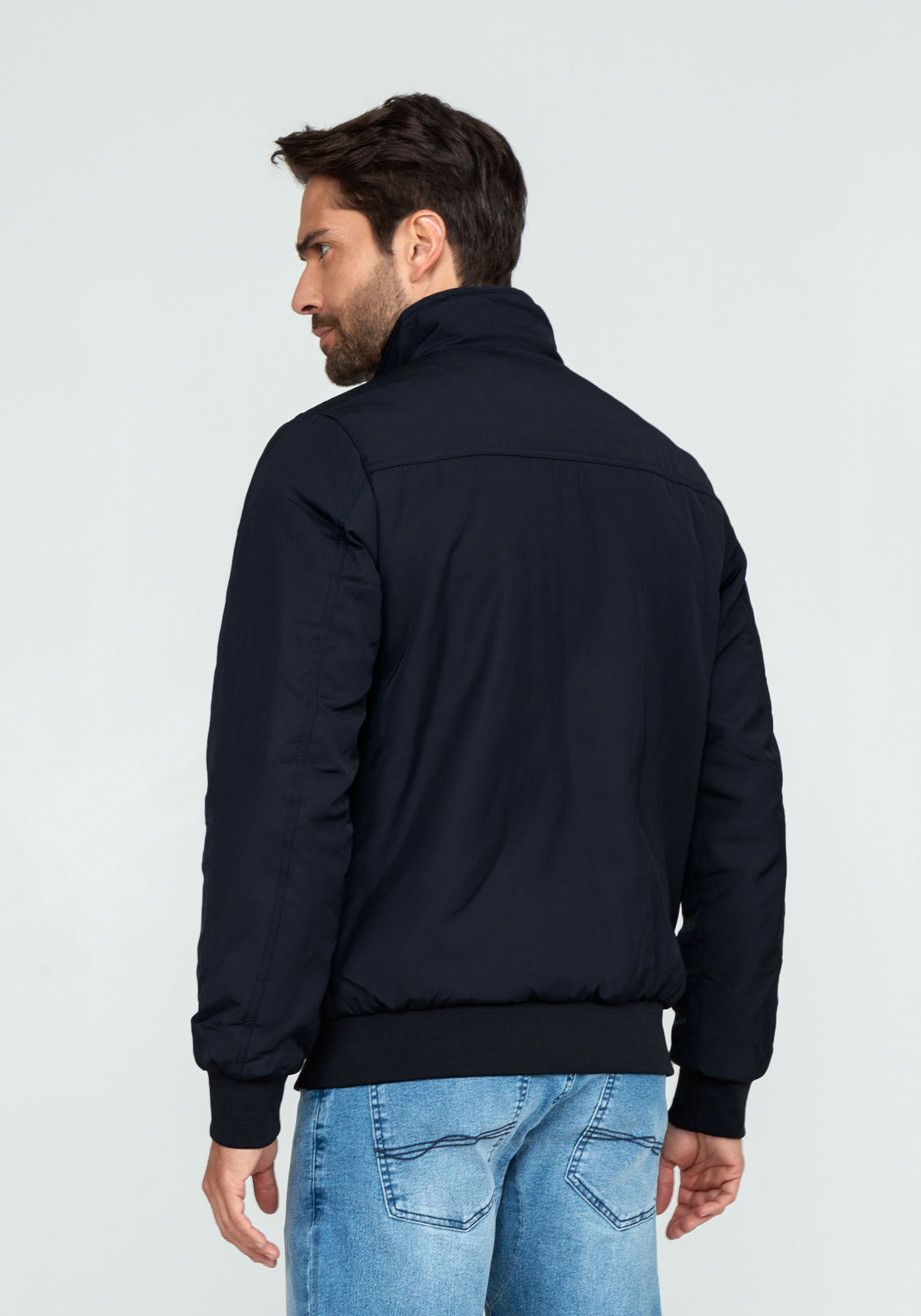 Jaqueta bomber masculina top slim