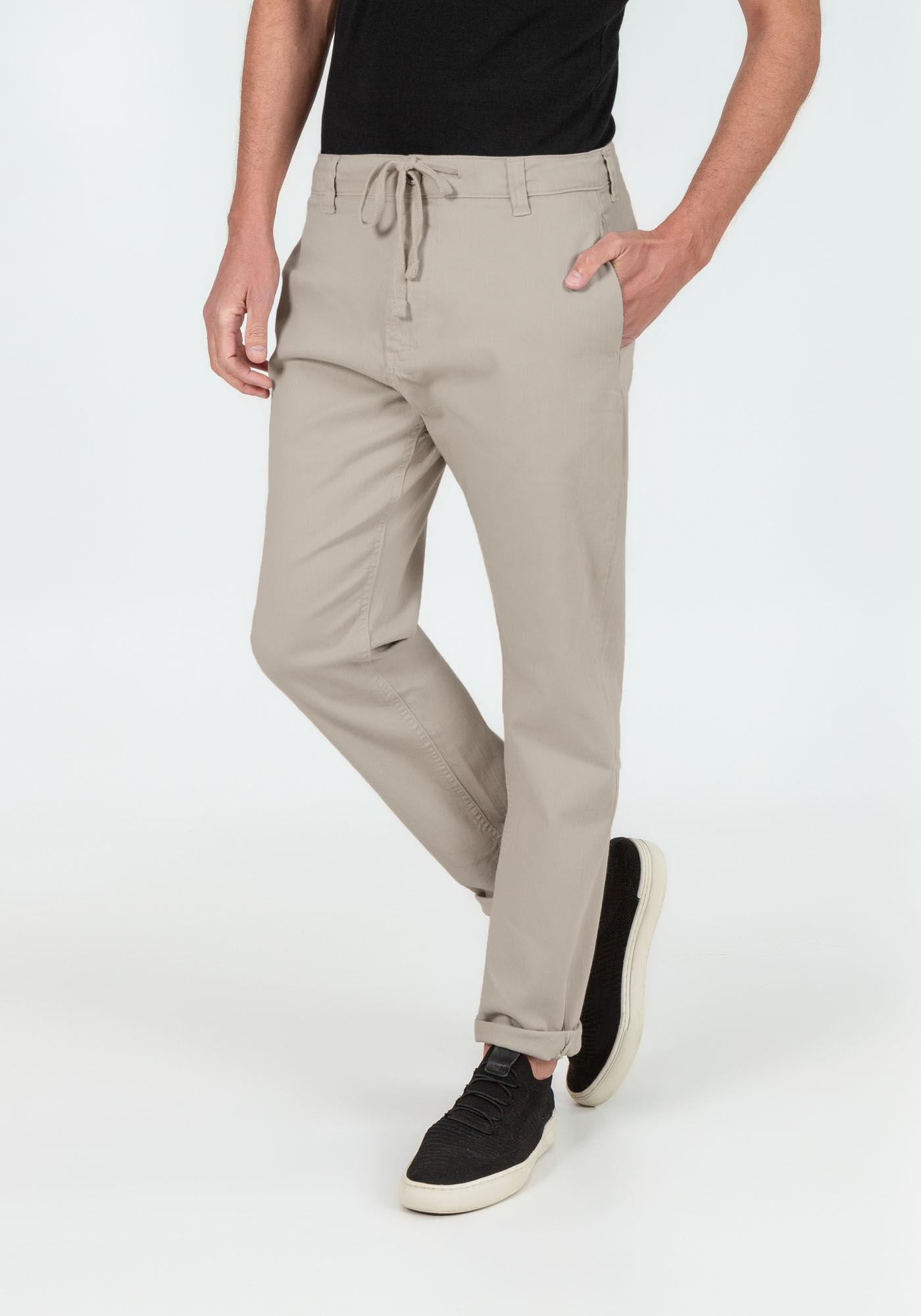 Calça com cadarço hotsell masculina