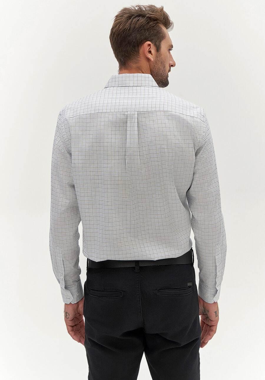 Camisa Masculina Comfort em Tricoline, VERDE. Camisa Masculina Comfort em Tricoline, VERDE, large.