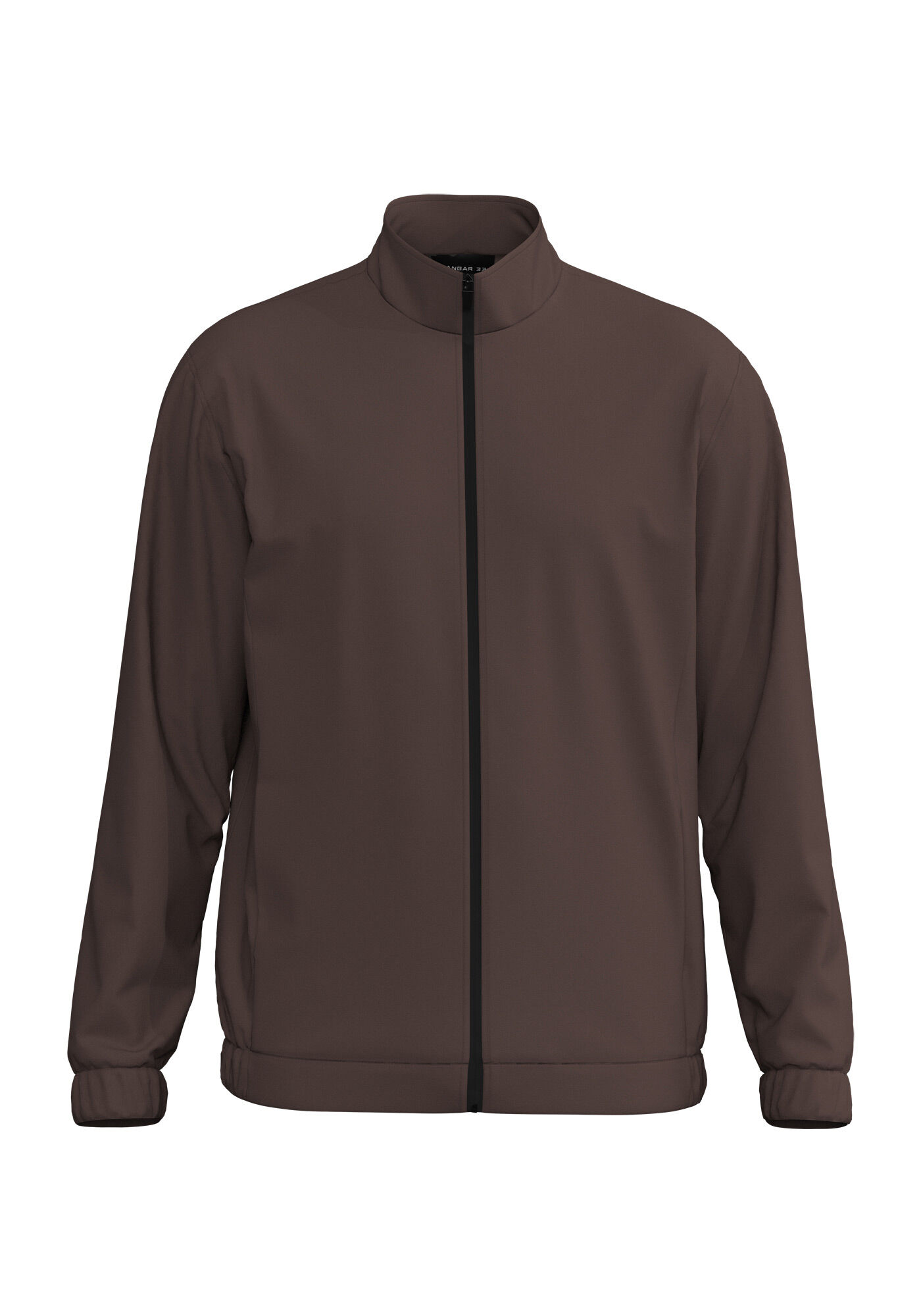 Jaqueta Leve Com Z&iacute;per E Gola, MARROM MEDITERRANEO, large.