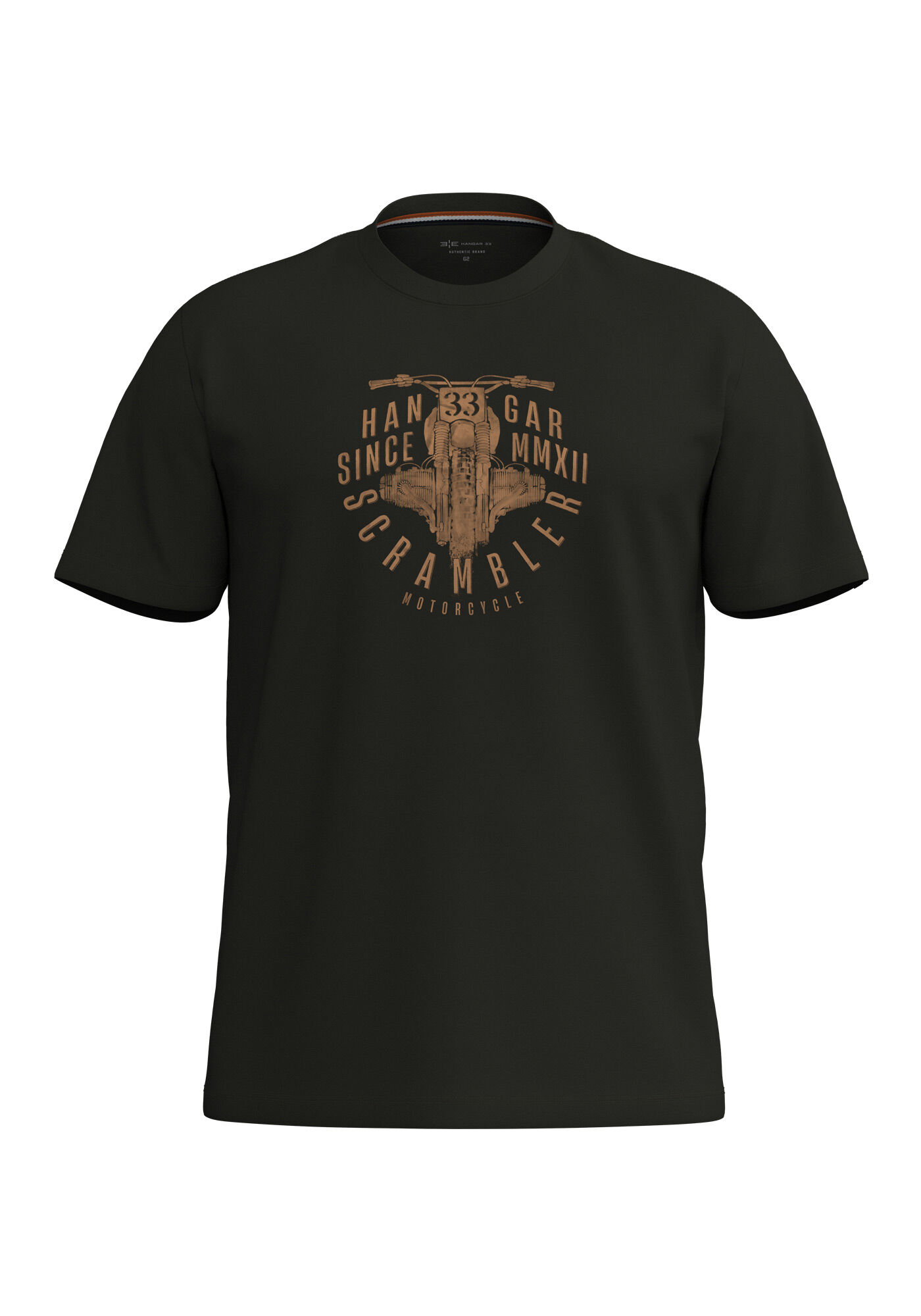 Camiseta Com Estampa Local Big & Tall Em Malha De Algod&atilde;o, PRETO, large.