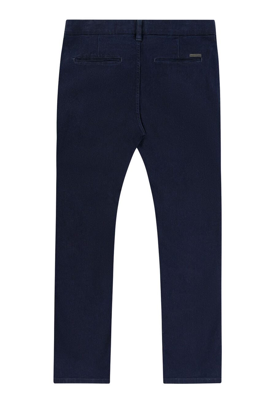 Calça Jeans Masculina Reta Chino com Elasticidade, JEANS, large.