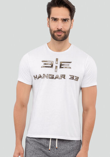 Camiseta masculina Malha Natural Classic, BRANCO, large.