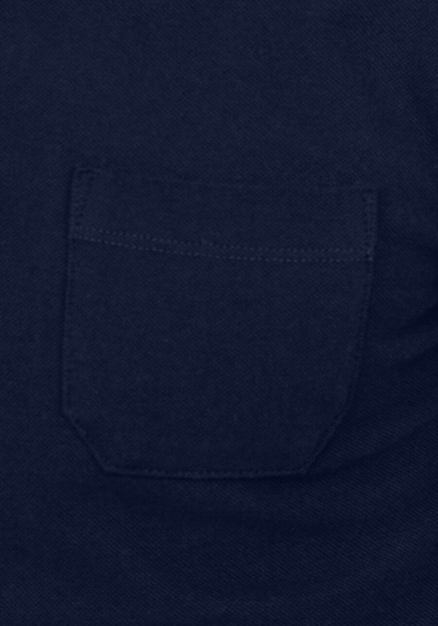 Camisa Polo em Malha Piquet com Bolso, MARINHO ACTION. Camisa Polo em Malha Piquet com Bolso, MARINHO ACTION, large.
