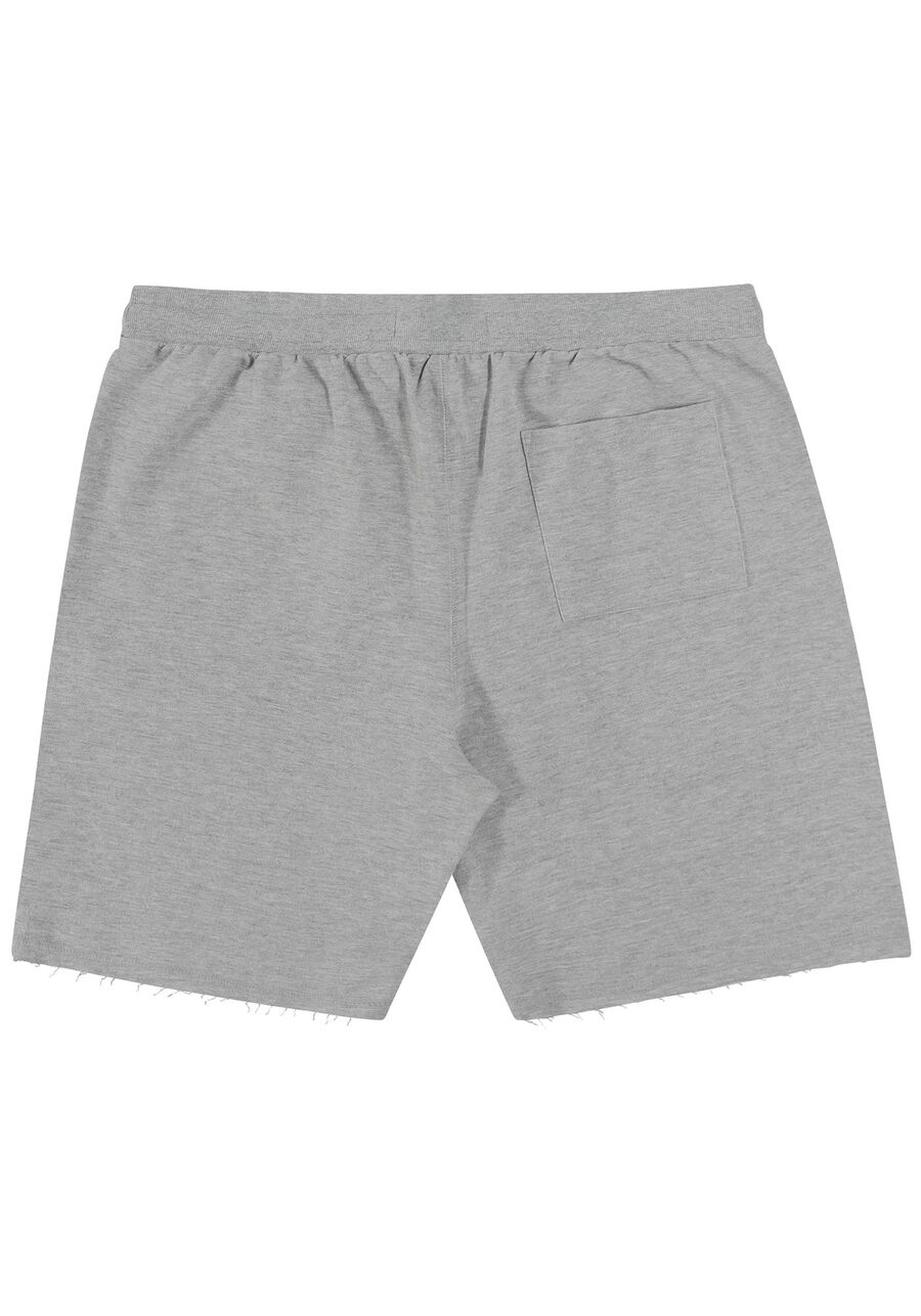 Bermuda em Moletom com bolso Big e Tall, MESCLA MEDIO. Bermuda em Moletom com bolso Big e Tall, MESCLA MEDIO, large.