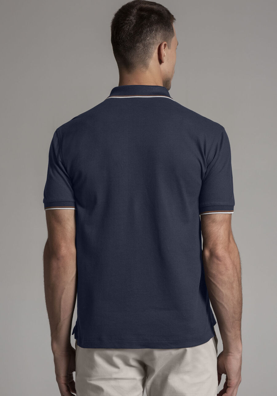 Camisa Polo Masculina em Malha Piquet, MARINHO IMPERIO. Camisa Polo Masculina em Malha Piquet, MARINHO IMPERIO, large.