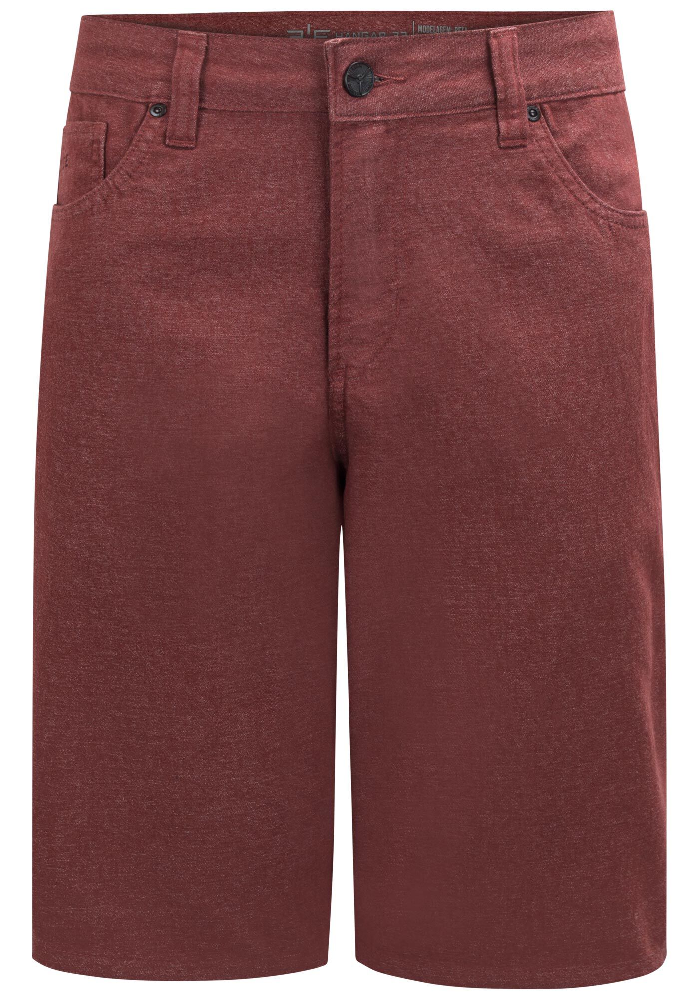 Bermuda Reta Masculina Radial Com Bolsos E Elastano, BRONZE FURY, large.