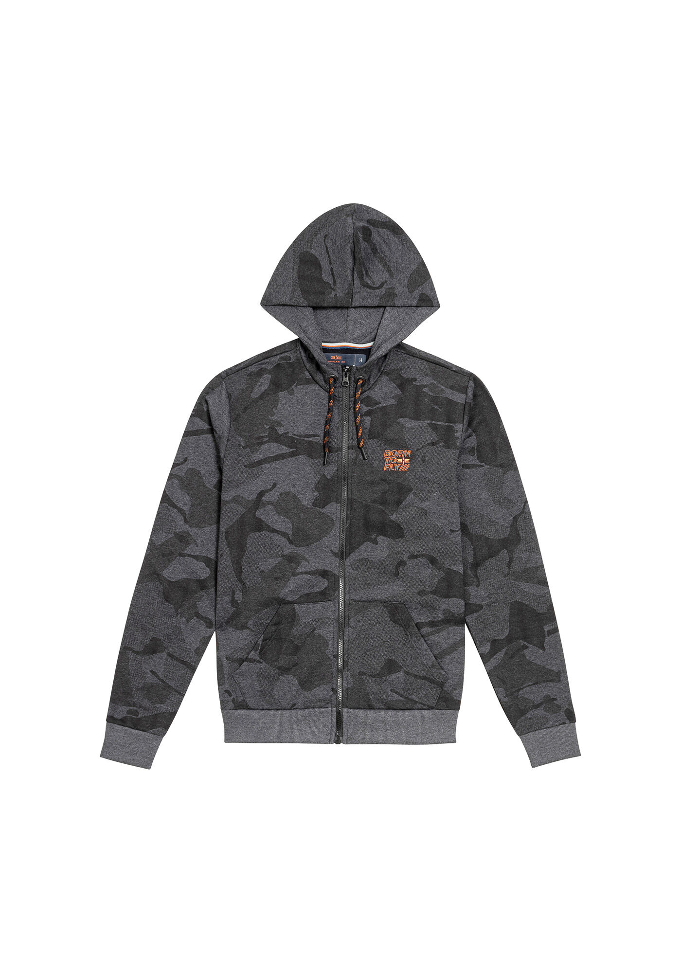 Jaqueta camuflada com capuz discount