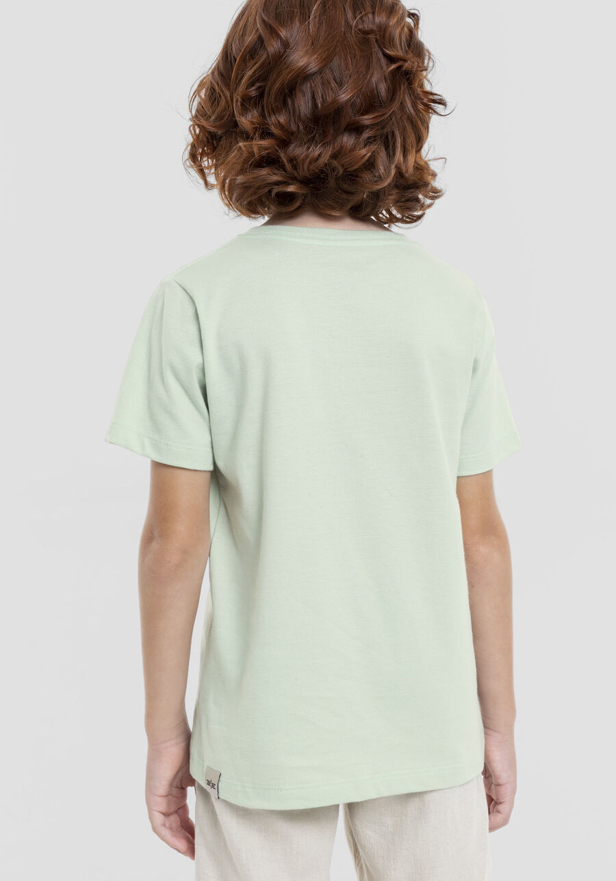 Camiseta Infantil Manga Curta Tal Pai Tal Filho, VERDE ARAGON. Camiseta Infantil Manga Curta Tal Pai Tal Filho, VERDE ARAGON, large.