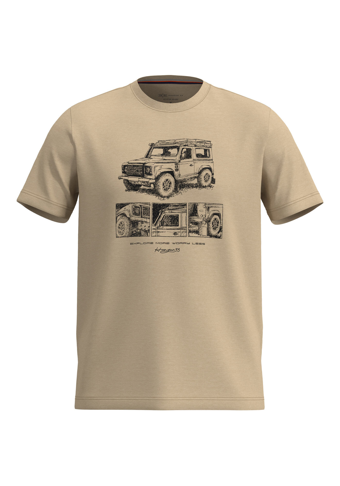 Camiseta Com Estampa Localizada Em Algod&atilde;o Respons&aacute;vel, BEGE MACCHIATO, large.