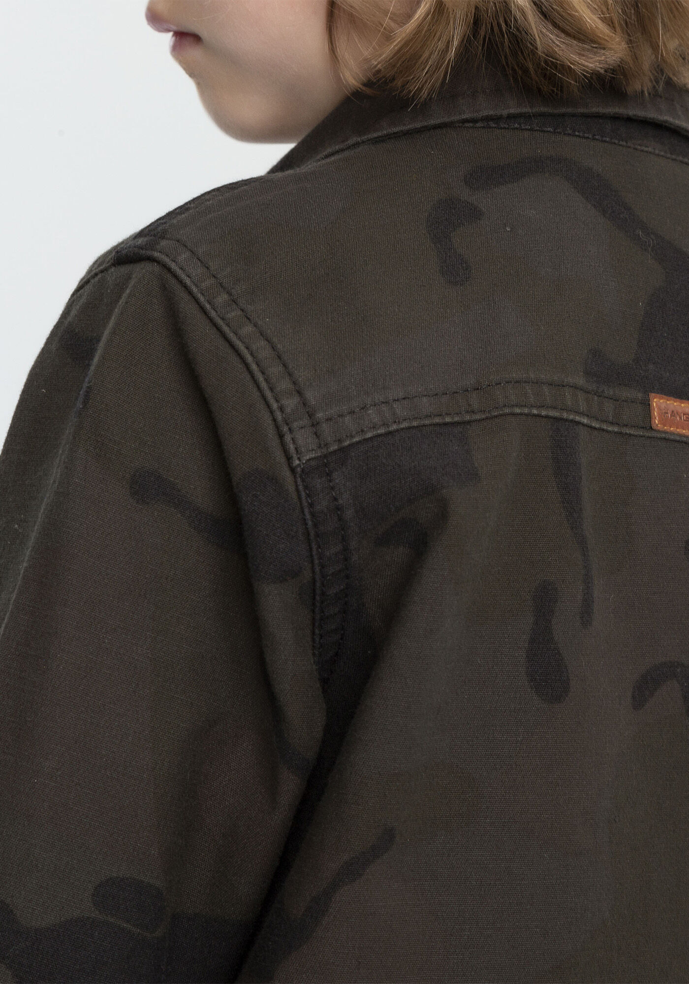 Camisa Sarja com Elastano, VERDE FURIA, large.