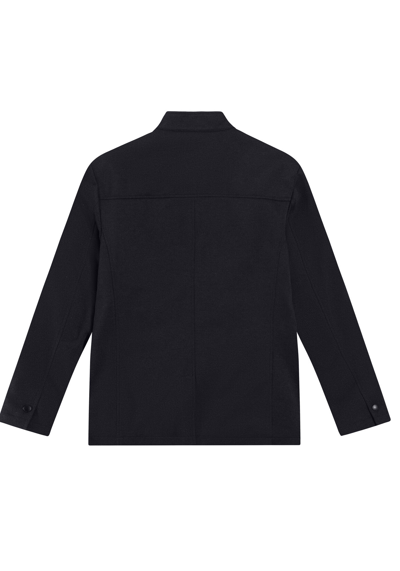 Casaco Masculino em Tecido Alfaiataria com Bolso, PRETO REATIVO, large.