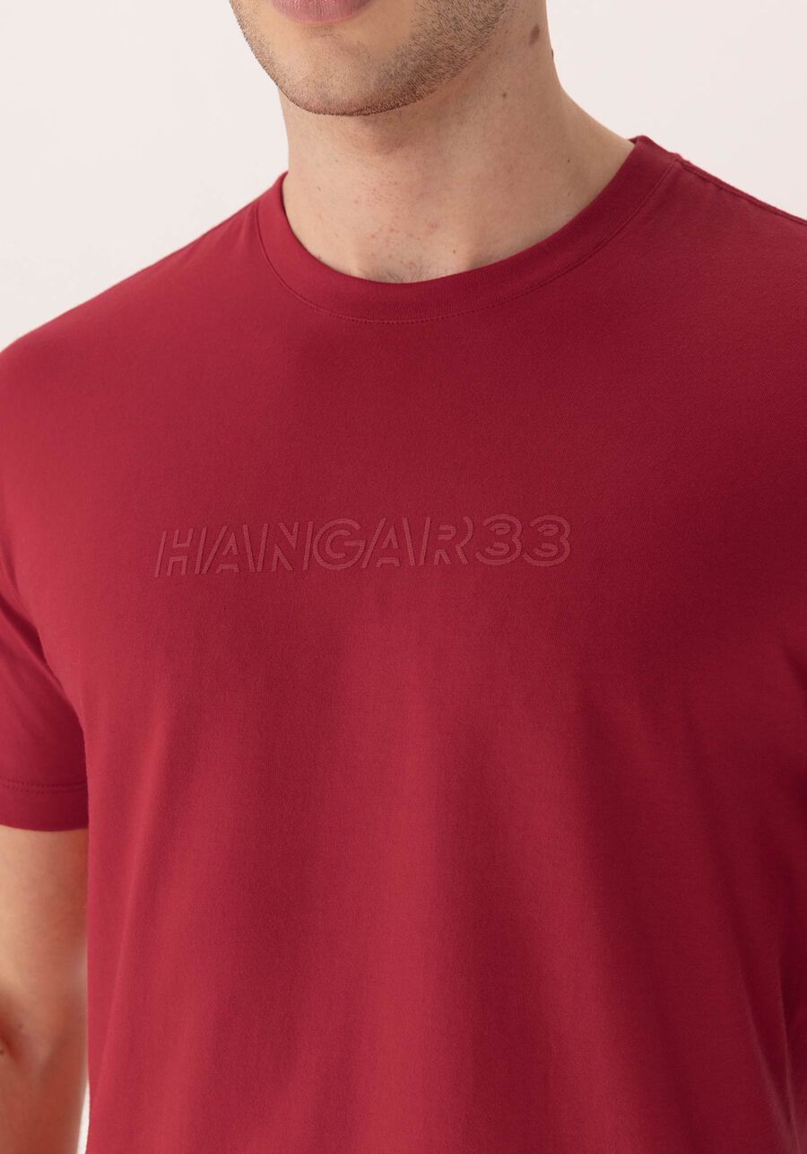 Camiseta Com Estampa Localizada Em Meia Malha De Algodão, VERMELHO NATTY. Camiseta Com Estampa Localizada Em Meia Malha De Algodão, VERMELHO NATTY, large.