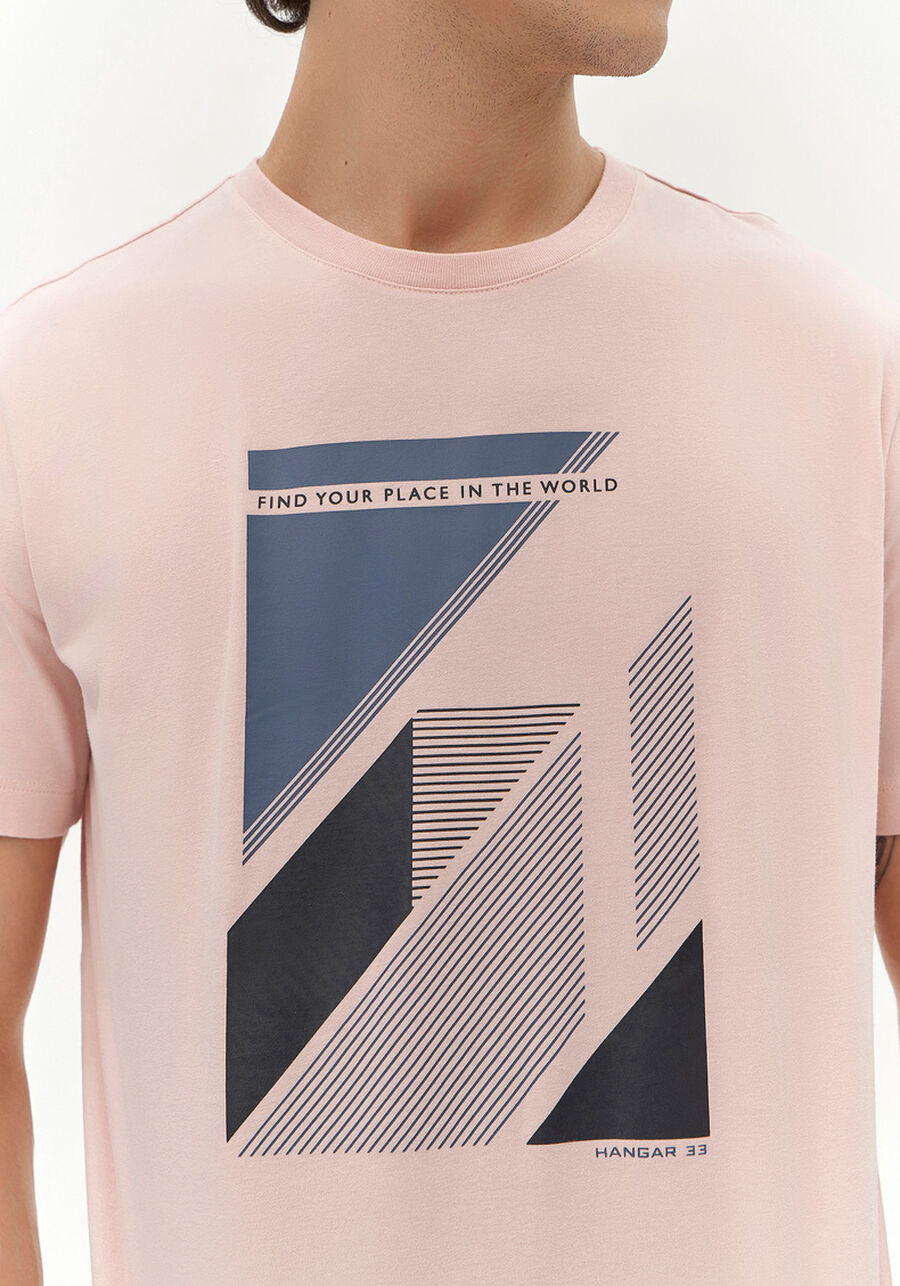 Camiseta Masculina Estampada Tal Pai Tal Filho, ROSA PLANE. Camiseta Masculina Estampada Tal Pai Tal Filho, ROSA PLANE, large.