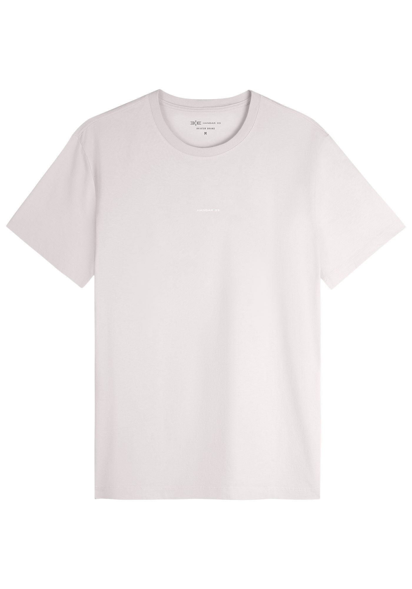 Camiseta Masculina em Malha Gold com Gola Redonda, BRANCO, large.