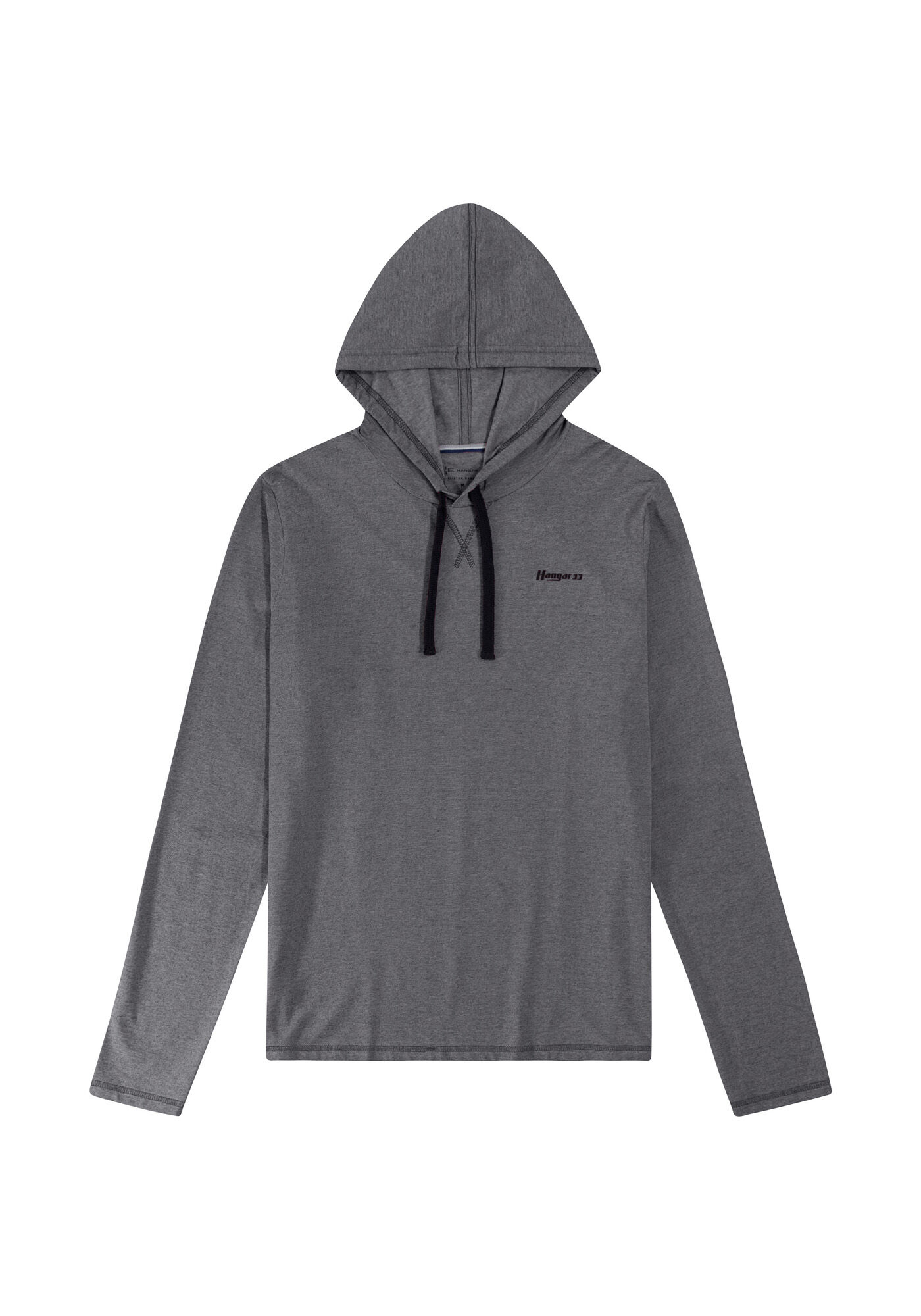 Camiseta Manga Longa com Capuz Tal Pai Tal Filho, PRETO REATIVO, large.