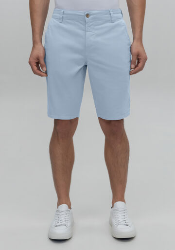 Bermuda Reta Radial Em Sarja Com Elastano, AZUL ATALAIA. Bermuda Reta Radial Em Sarja Com Elastano, AZUL ATALAIA, large.