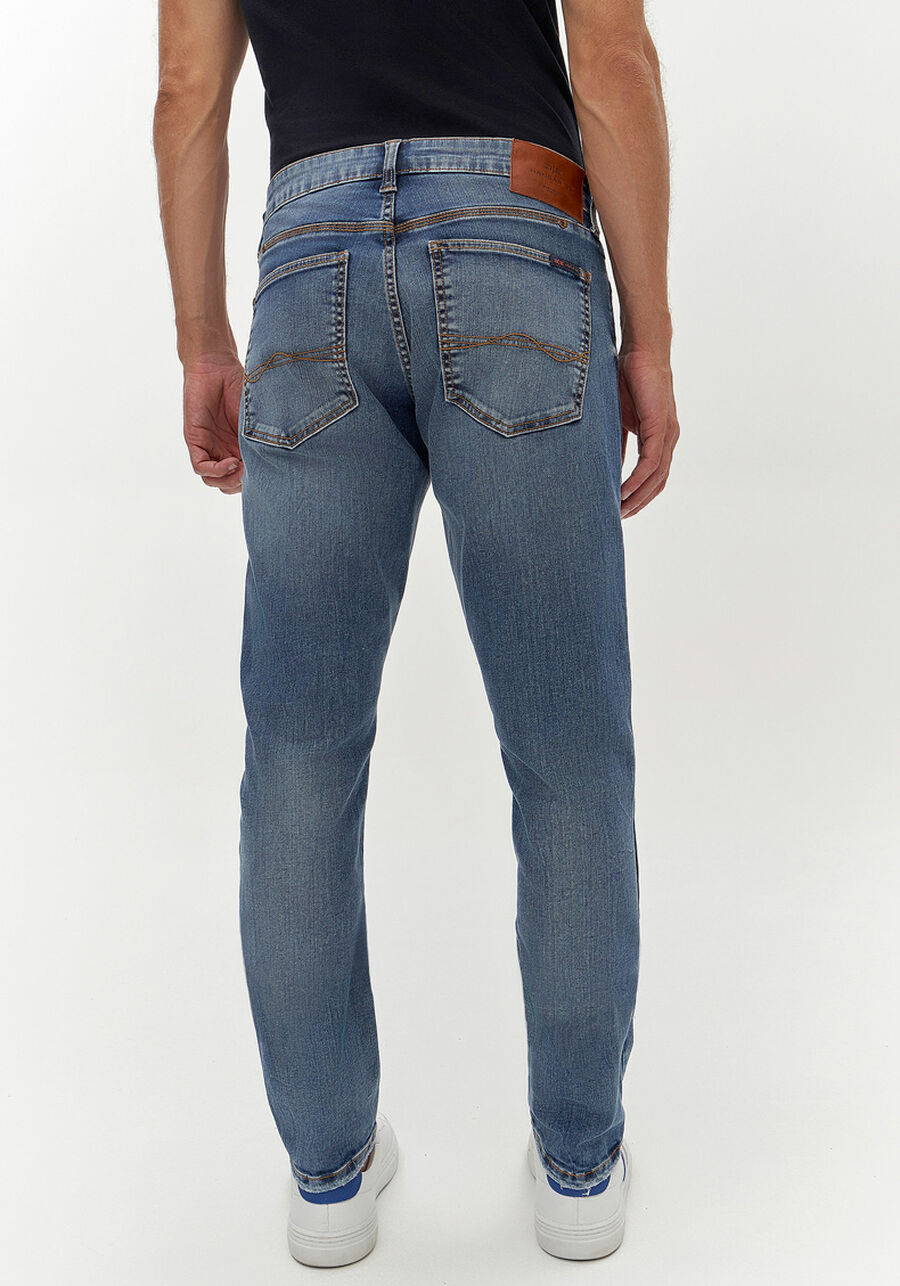 Calça Jeans Masculina Skinny com Elastano, JEANS. Calça Jeans Masculina Skinny com Elastano, JEANS, large.