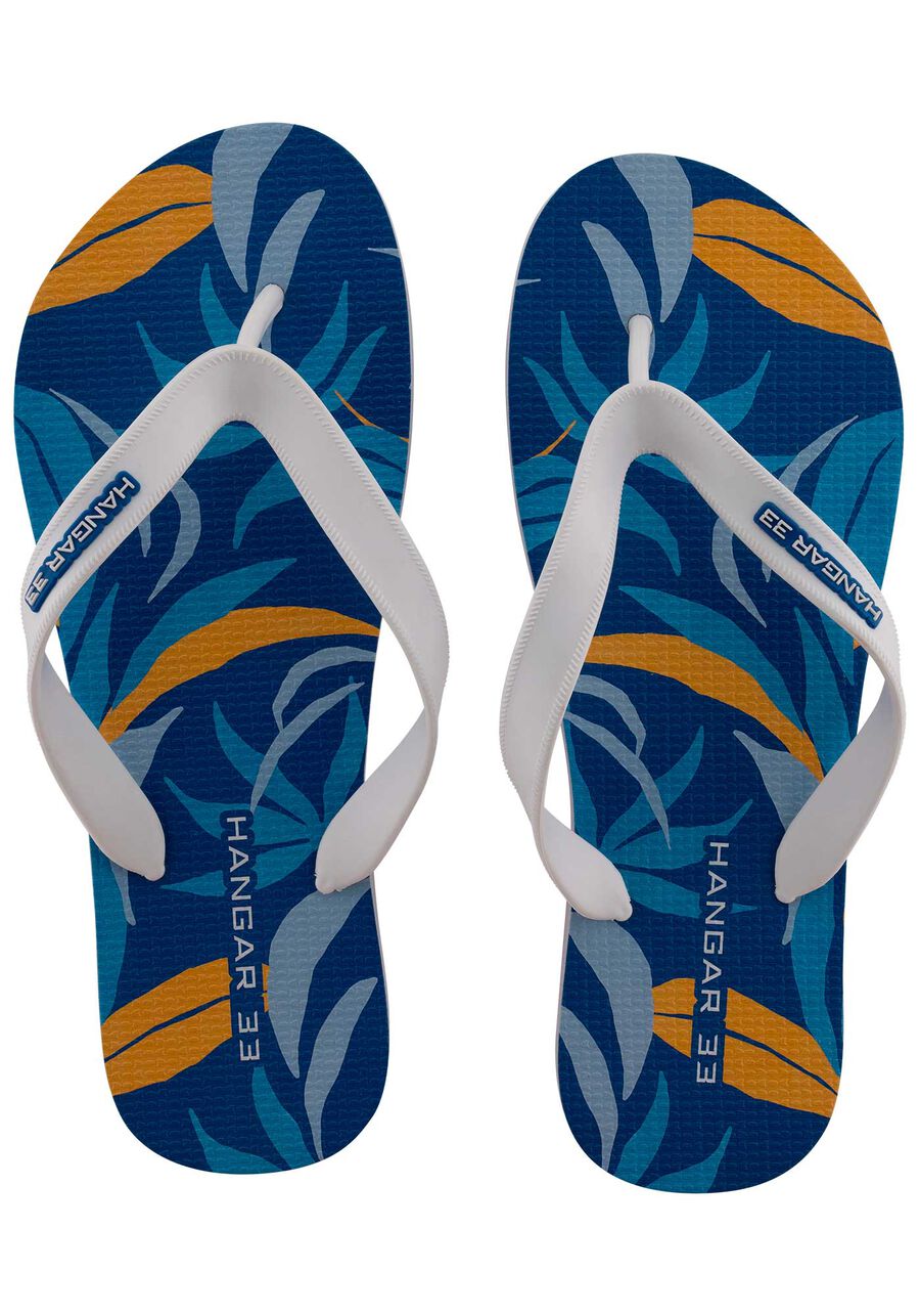 Chinelo Masculino Estampado, AZUL OMEGA. Chinelo Masculino Estampado, AZUL OMEGA, large.