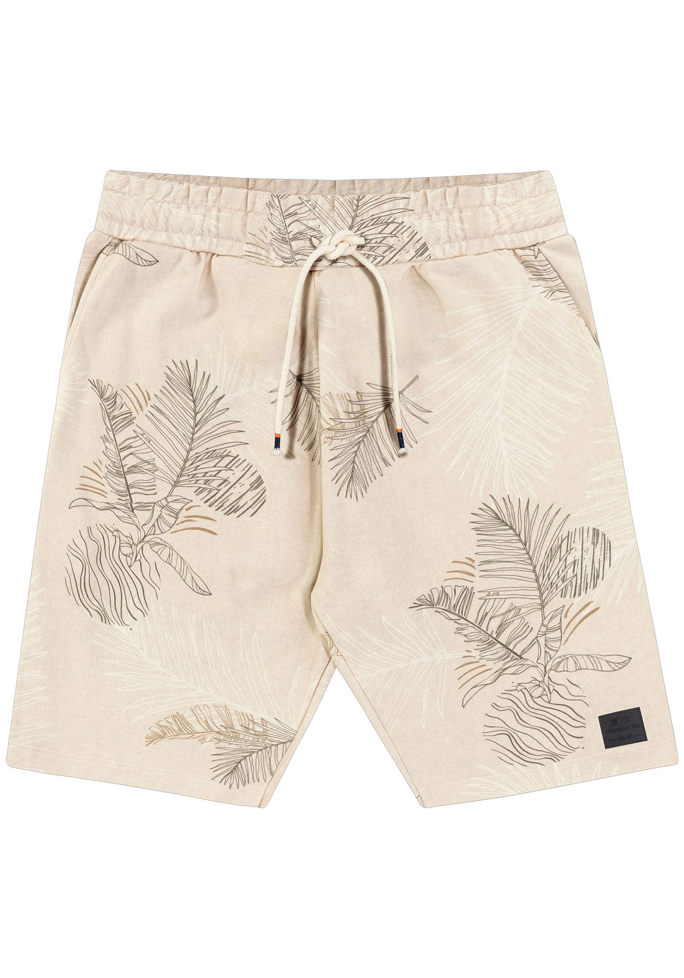 Short shop moletom estampado