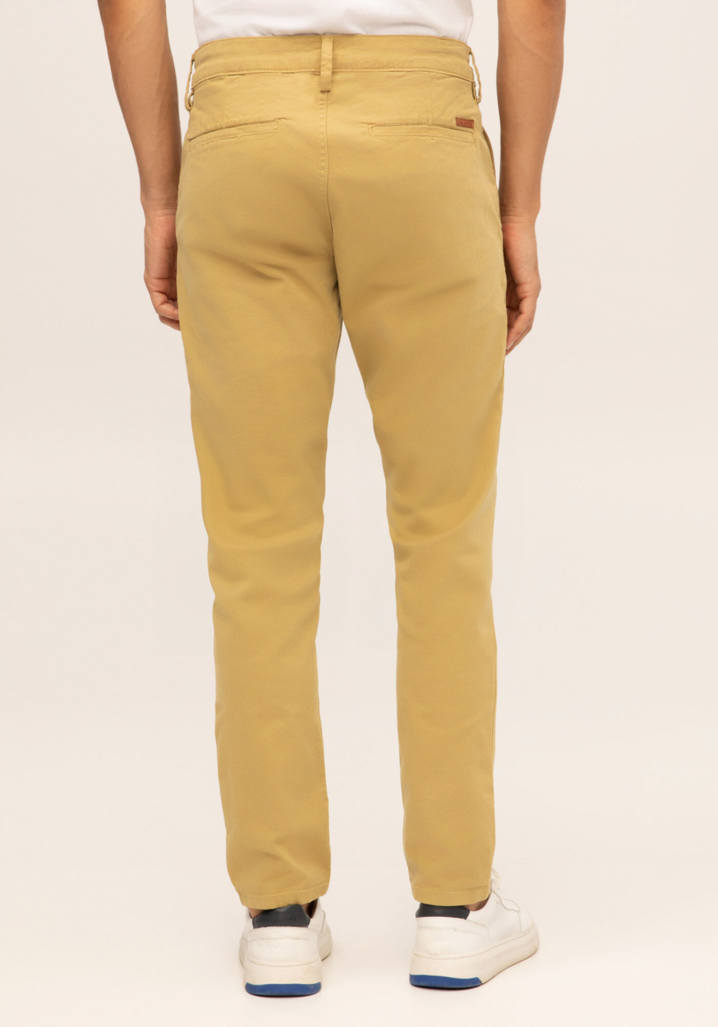 Cal&ccedil;a Skinny Turboh&eacute;lice Em Sarja De Alfaiataria, BEGE FUSION, large.