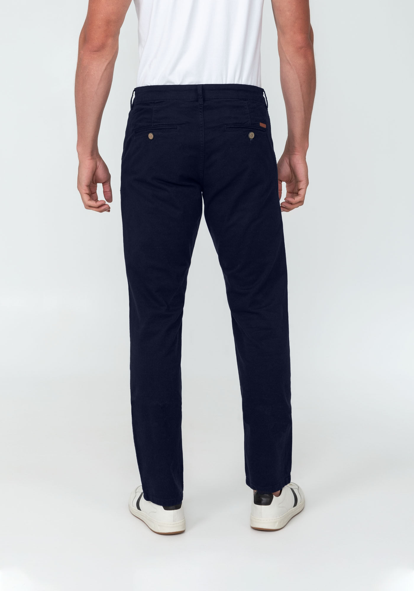 Calça reta 2025 sarja masculina