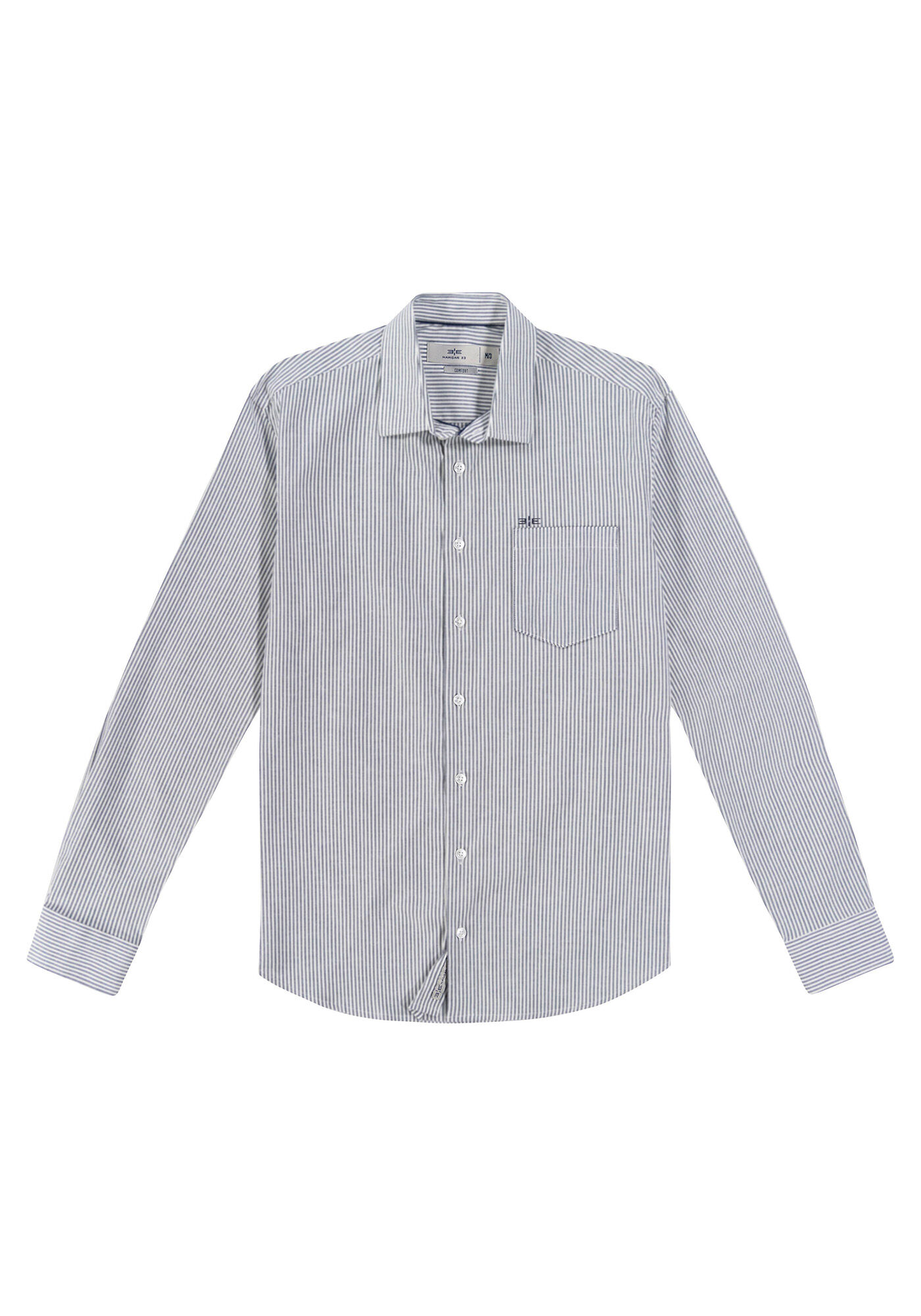 Camisa Masculina  Comfort em Tricoline Xadrez, MARINHO, large.