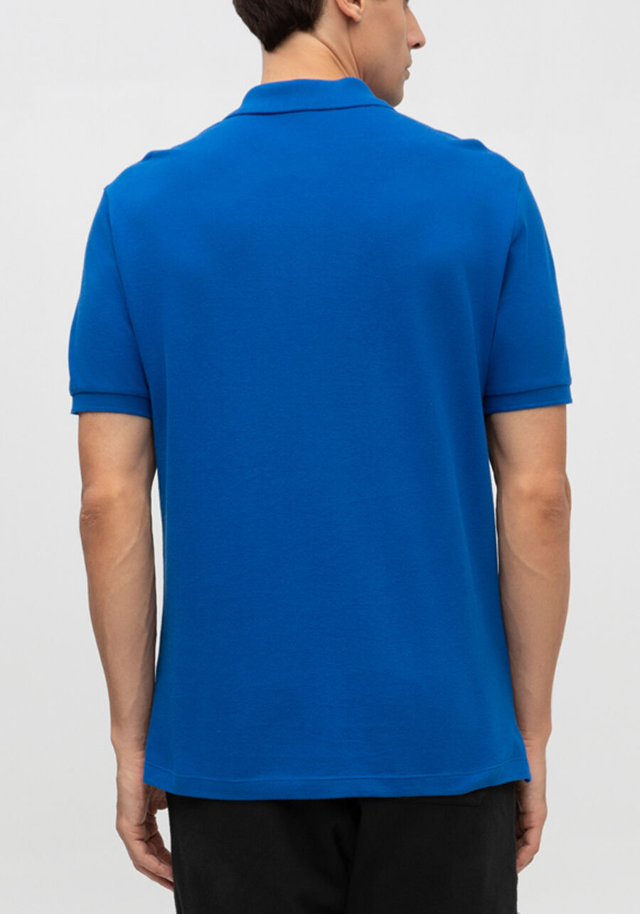 Camisa Polo De Mangas Curtas Colors Em Malha Mercerizada, AZUL SPECTRUM. Camisa Polo De Mangas Curtas Colors Em Malha Mercerizada, AZUL SPECTRUM, large.
