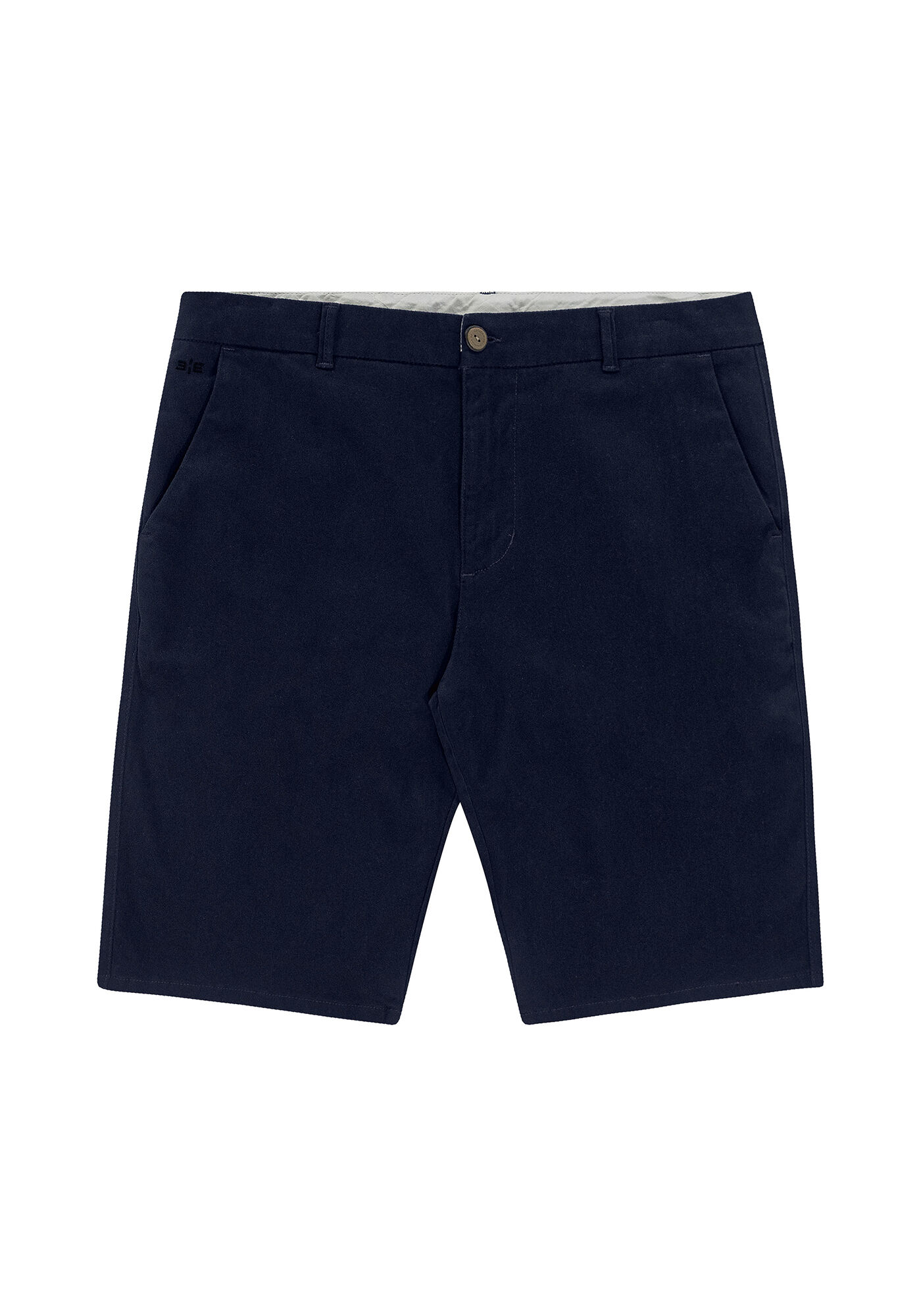 Bermuda Chino Masculina Reta, MARINHO ACTION, large.